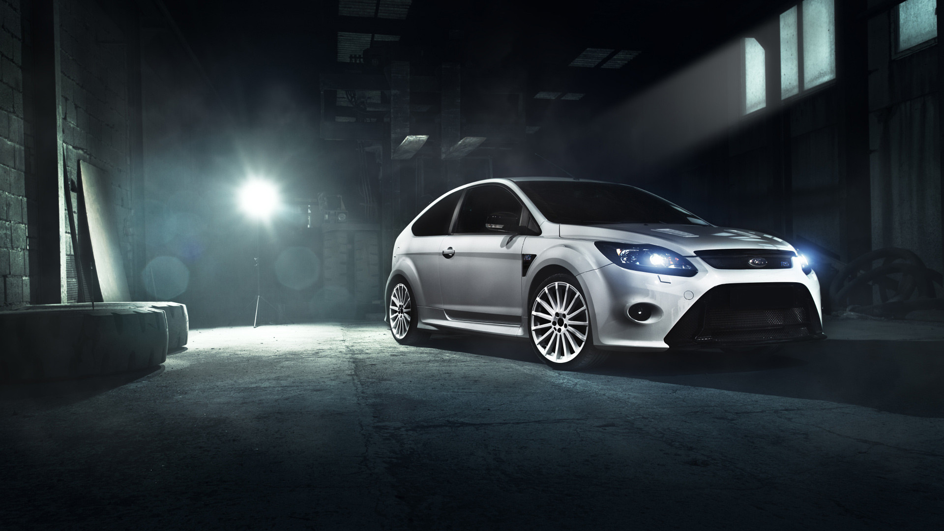 1920x1080 Ford Focus RS White