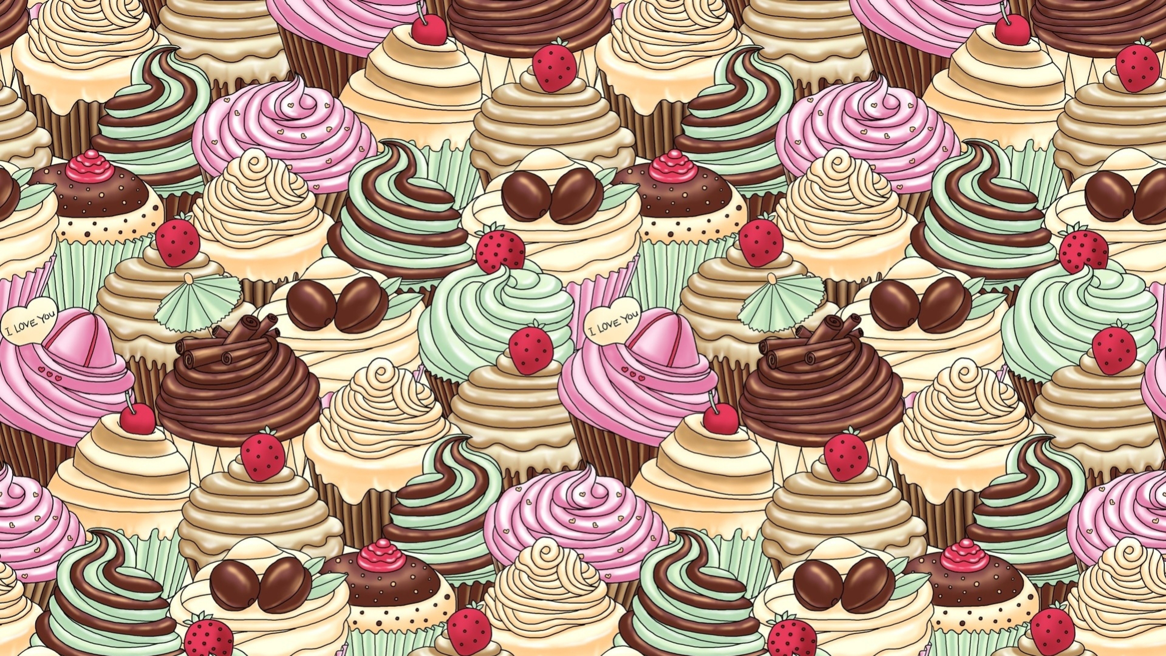 3840x2160 Cupcake Wallpapers Background Images Wallpaper Desktop