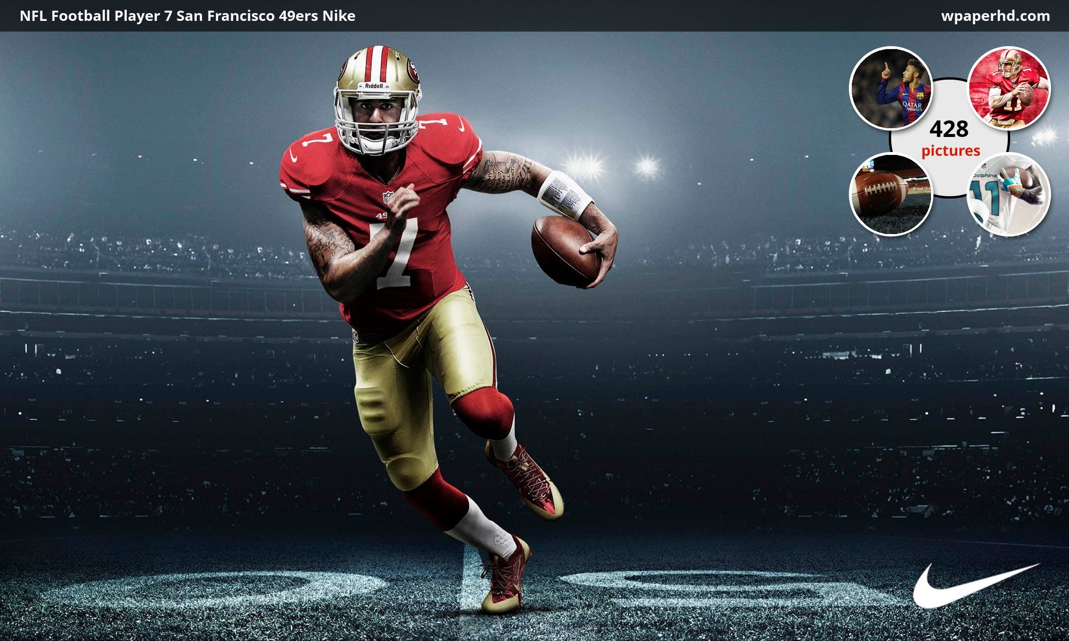 2200x1320 NFL Football Player 7 San Francisco 49ers Nike Wallpaper