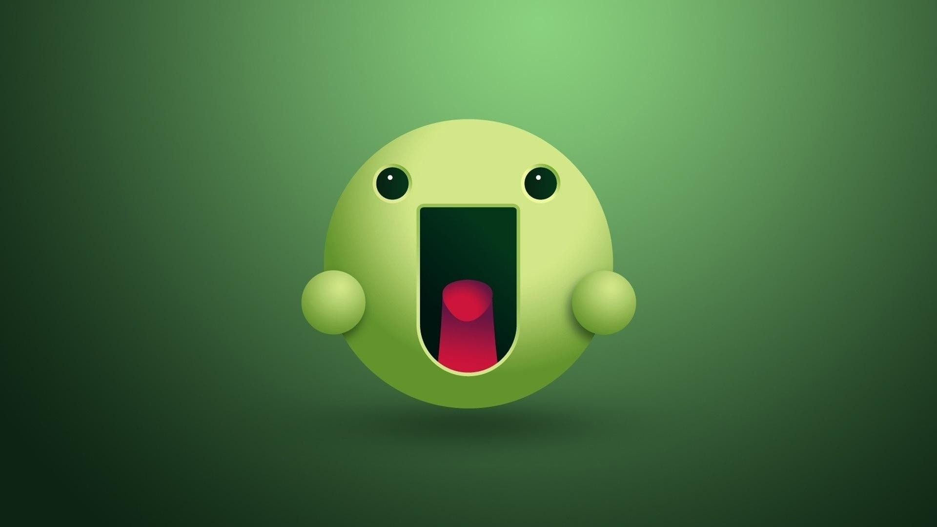 1920x1080 Smiley Wallpaper for android Best Of Green Smiley Face Desktop Pc and Mac  Wallpaper