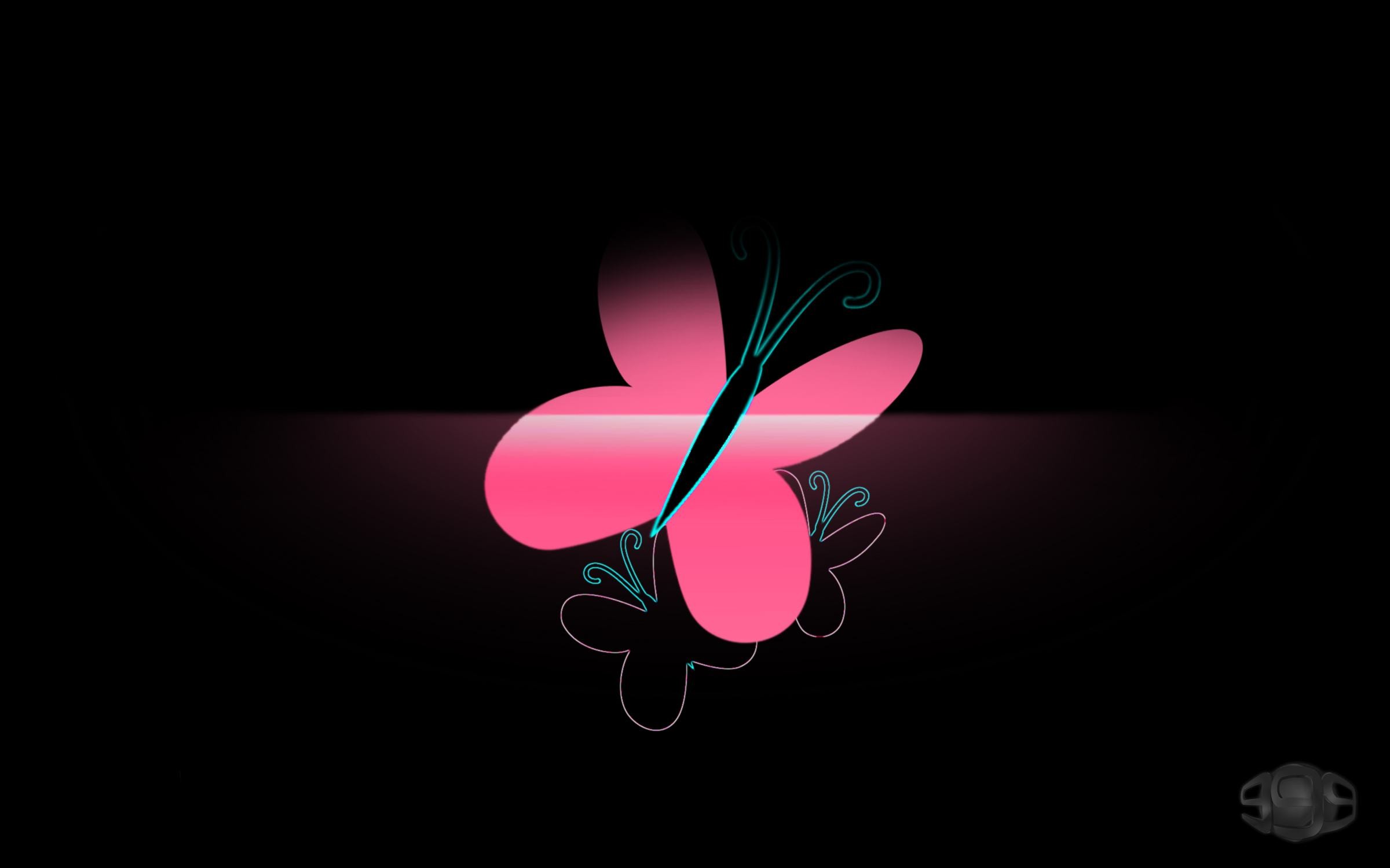 2400x1500 Stunning Pink and Black Butterfly Wallpapers