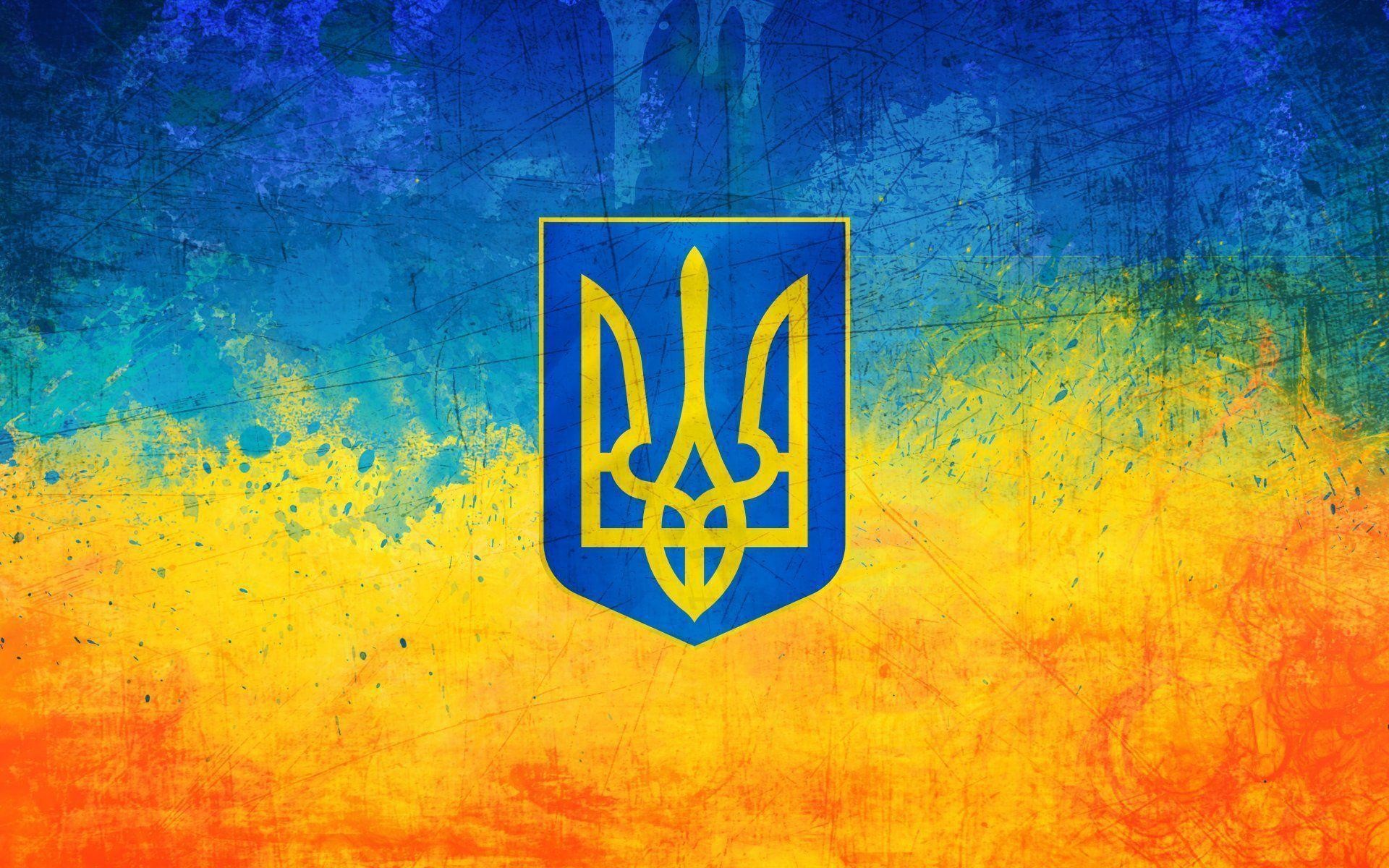 1920x1200 ukraine ukraine flag coat of arms trident yellow blue HD wallpaper
