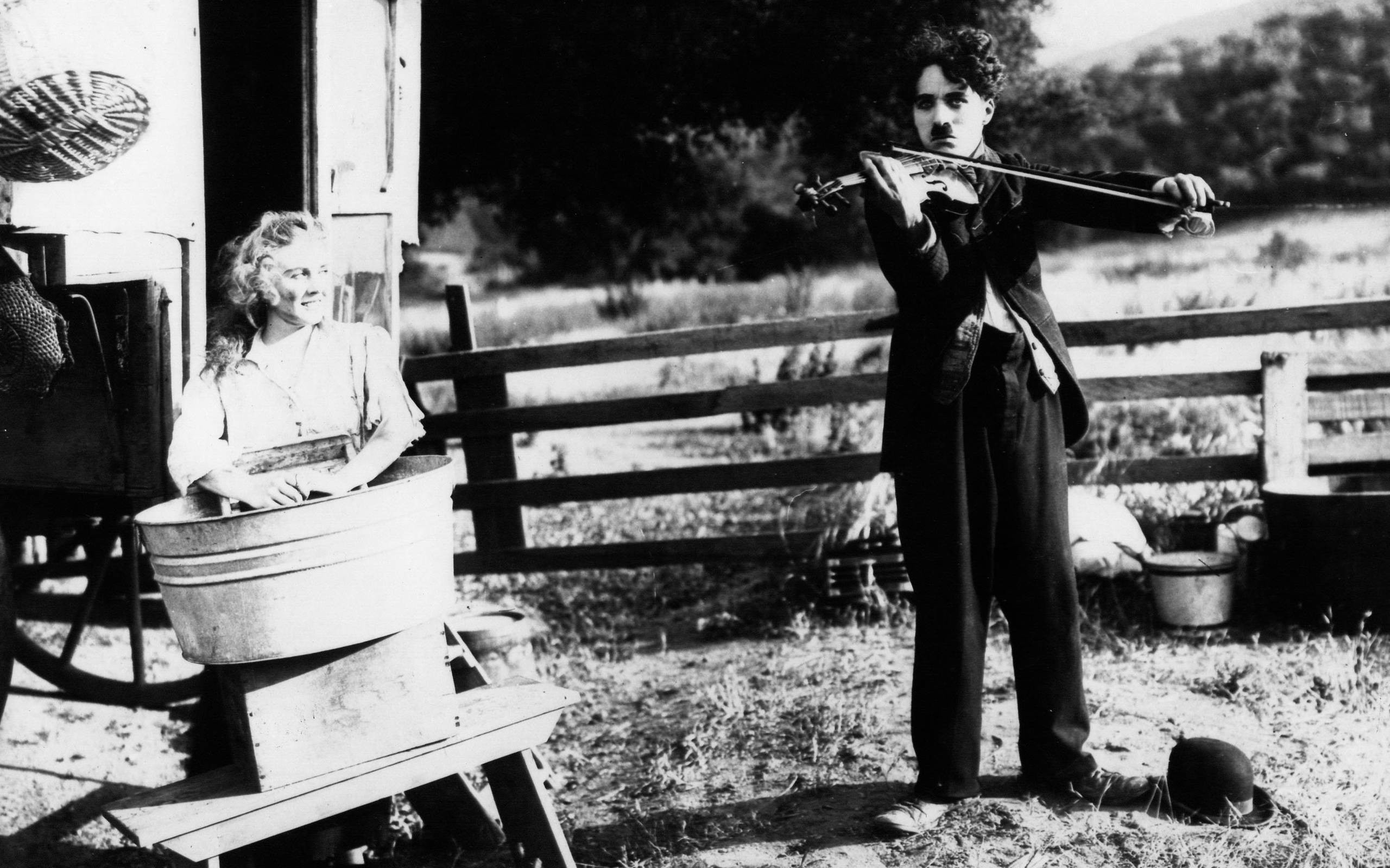 2560x1600 Charlie Chaplin Violinist Google Themes, Charlie Chaplin Violinist .