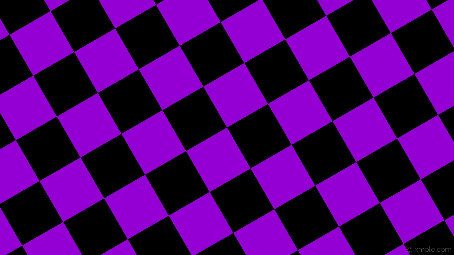 1920x1080 wallpaper checkered purple black squares dark violet #000000 #9400d3  diagonal 30Â° 200px