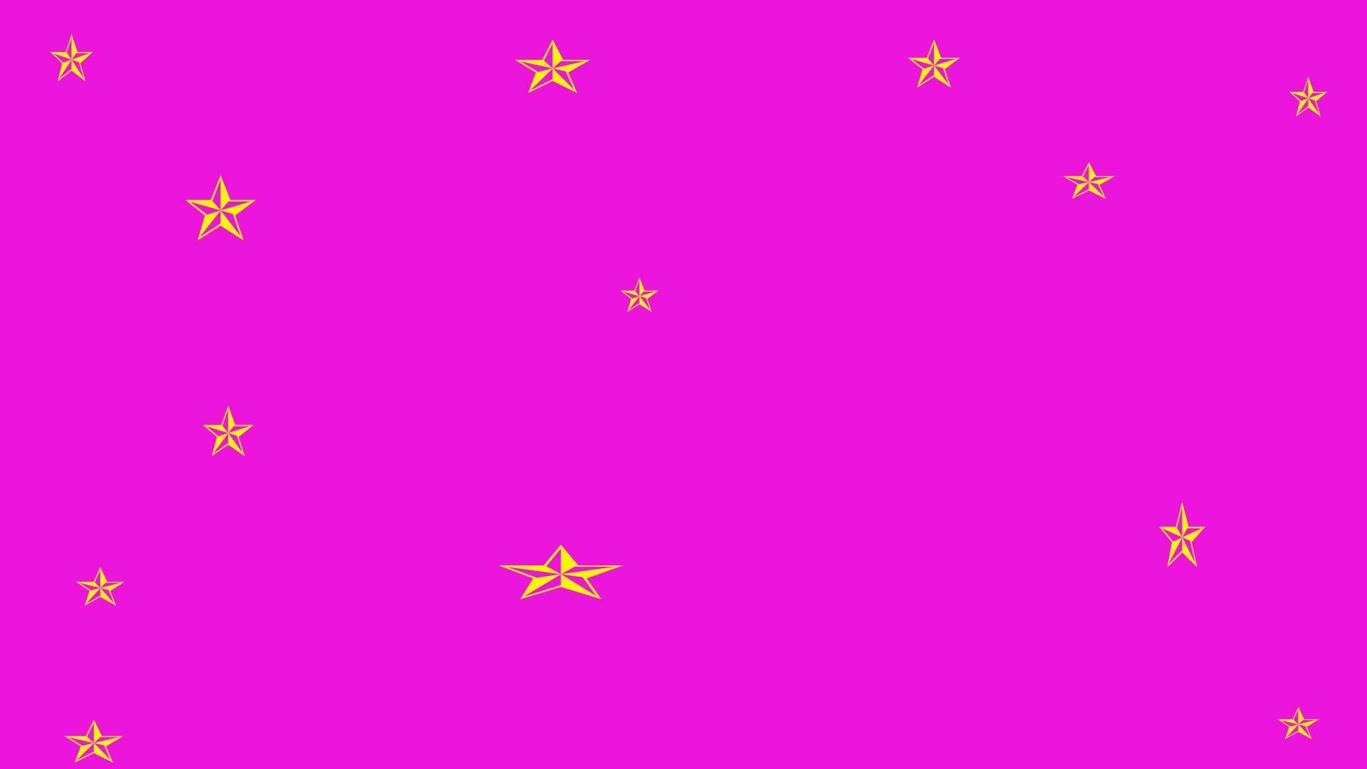 1920x1080  Bright Pink Background, Gold Stars - Free Image