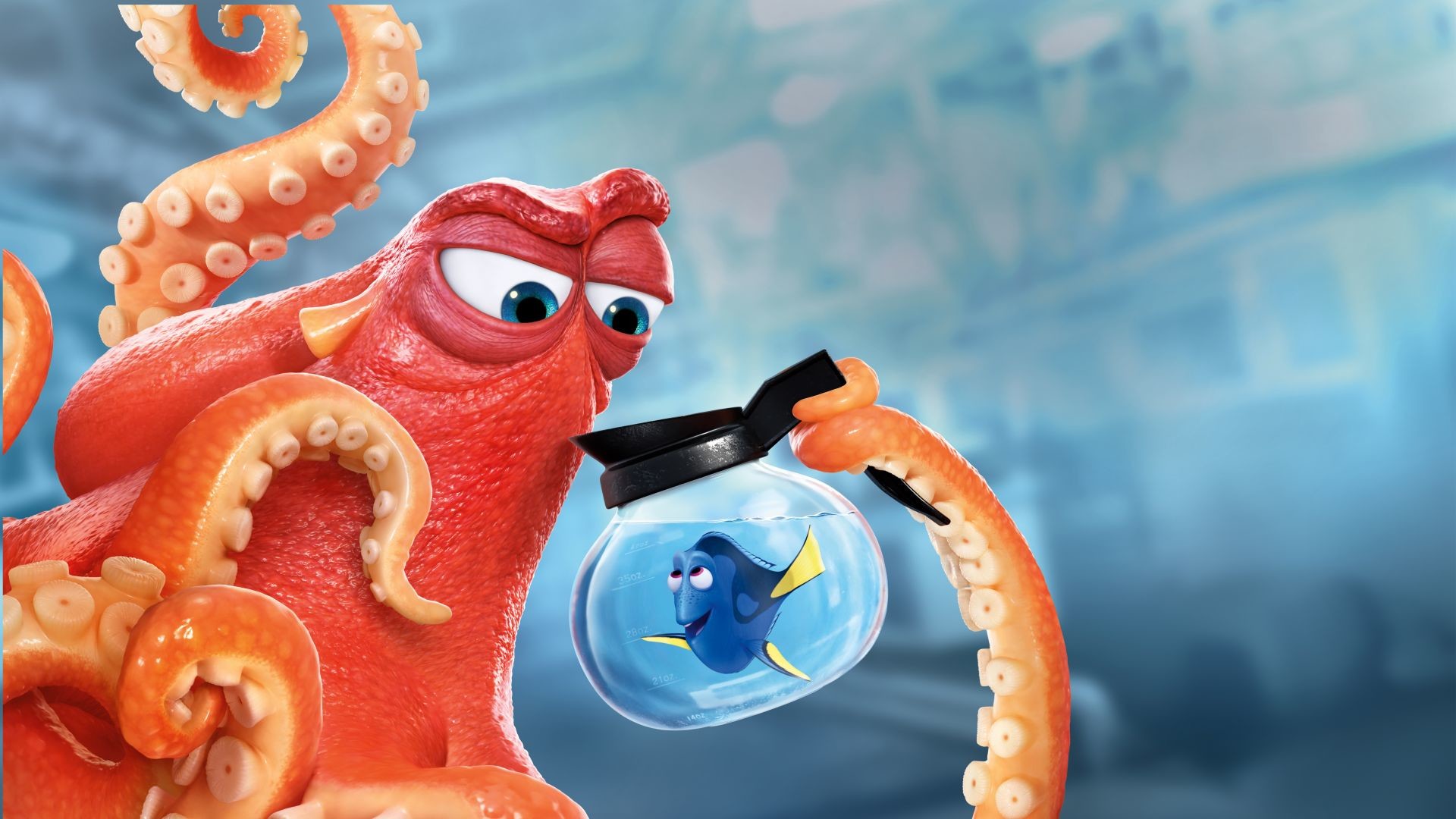 1920x1080 Finding Dory Wallpaper, Movies / Animation: Finding Dory, Hank, Nemo