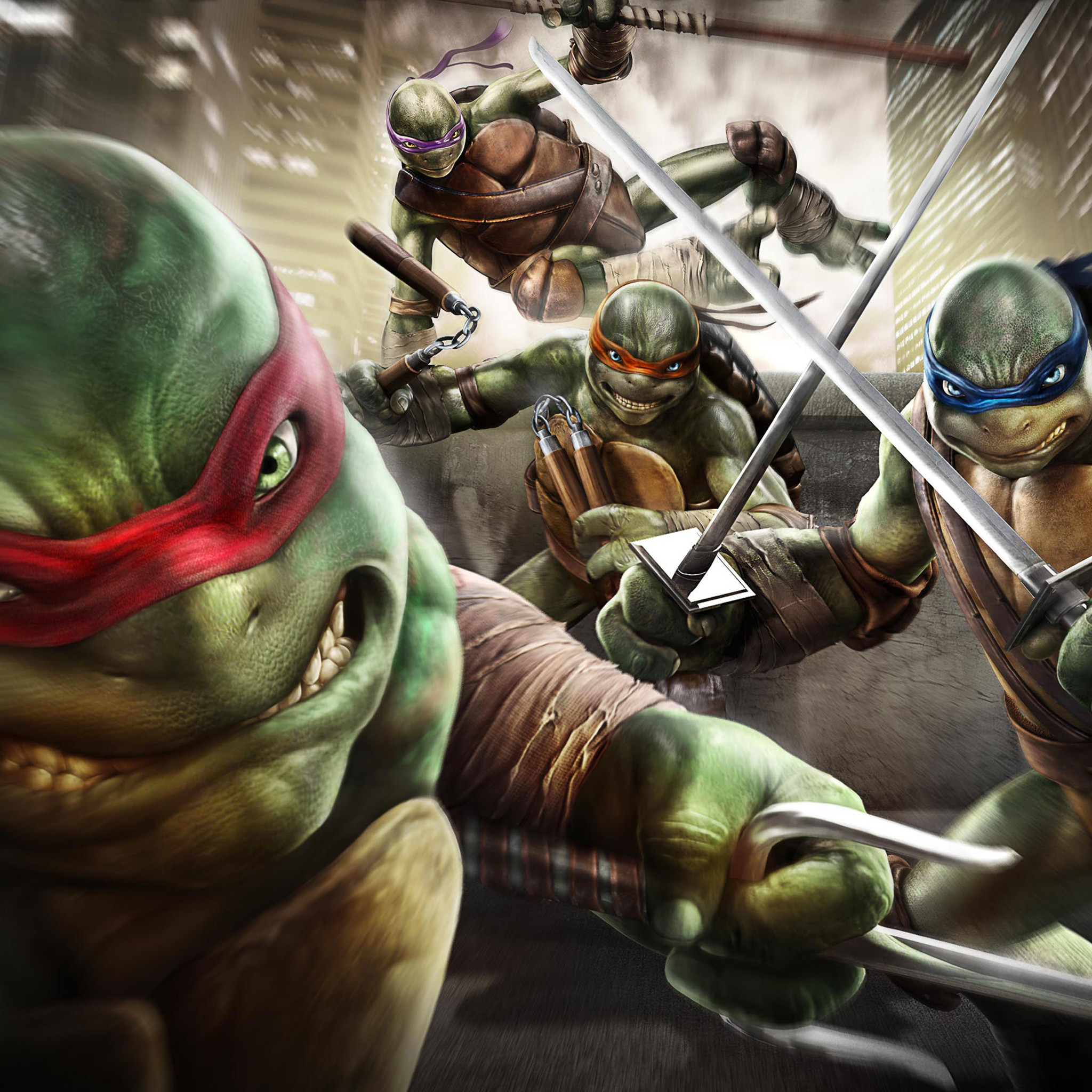 2048x2048 Ninja Turtles Out of the Shadows Game 3Wallpapers iPad Ninja Turtles Out of  the Shadows Game