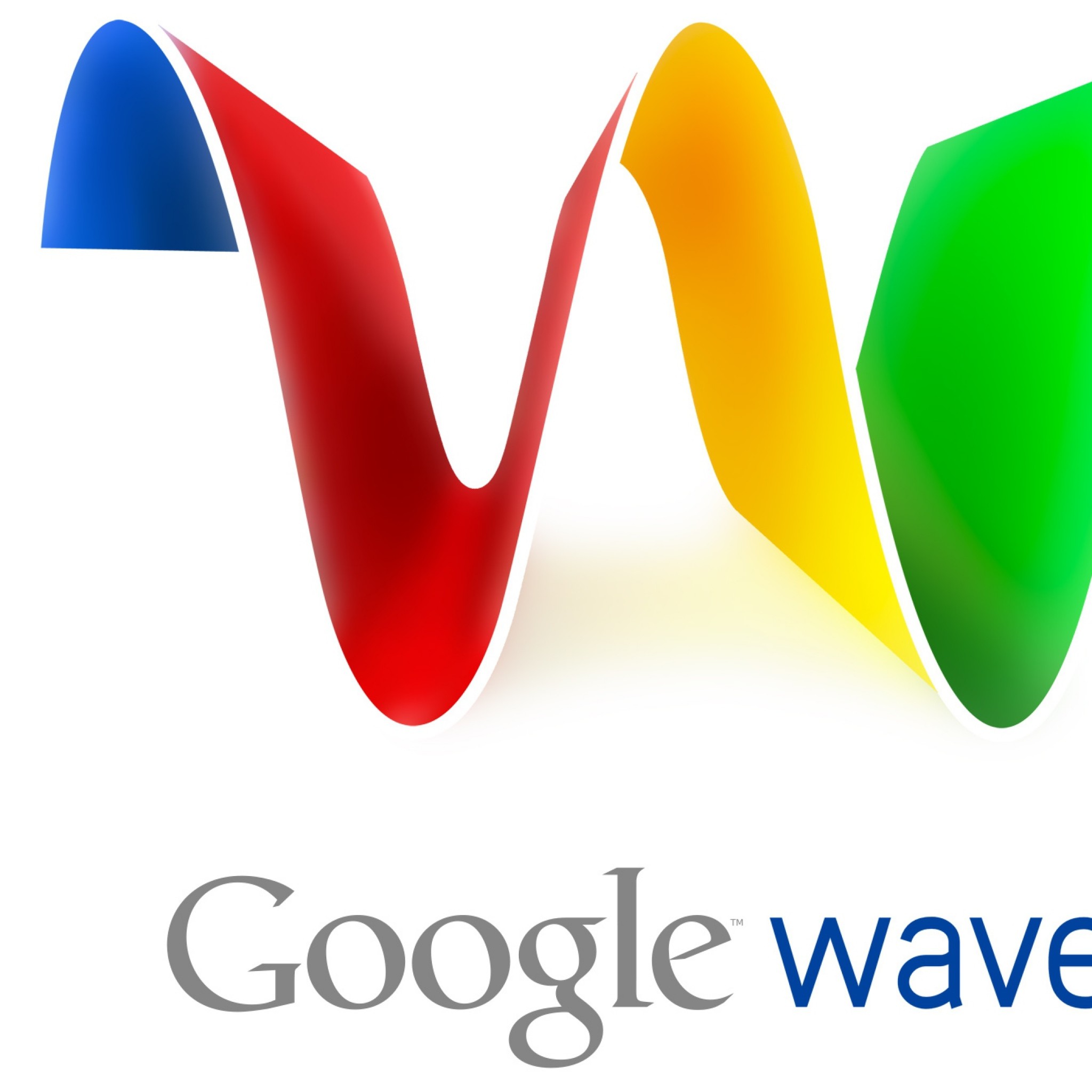 2048x2048  Wallpaper google wave, logo, multicolored, search