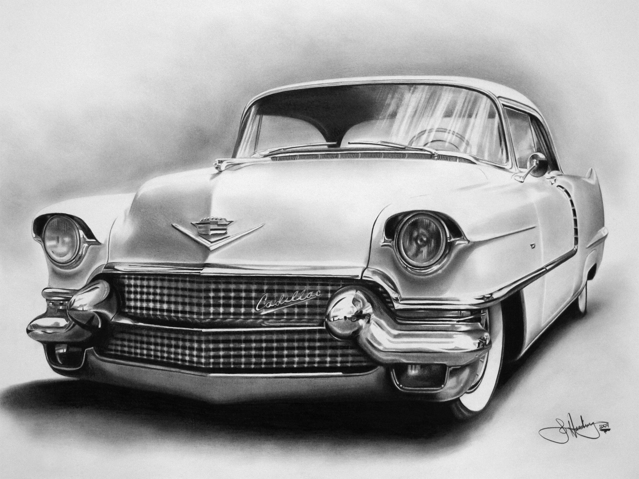 2048x1536 Cadillac Image Pencil Drawing Wallpaper - http://www.gbwallpapers.com/