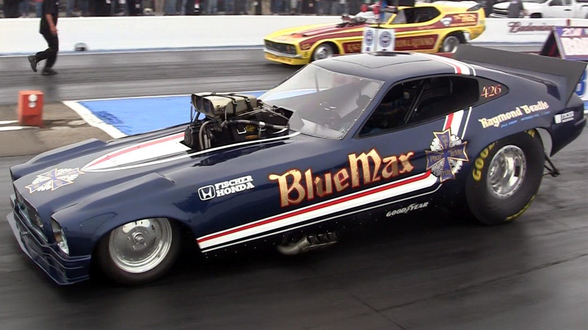 1920x1080 Funnycar funny nhra drag racing race hot rod rods BLUE MAX ford .