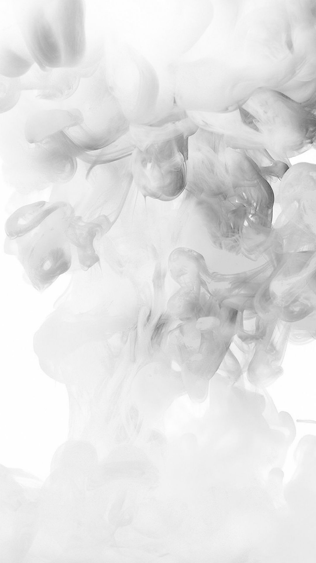 1080x1920 Smoke White Abstract Fog Art Illust iPhone 6 wallpaper