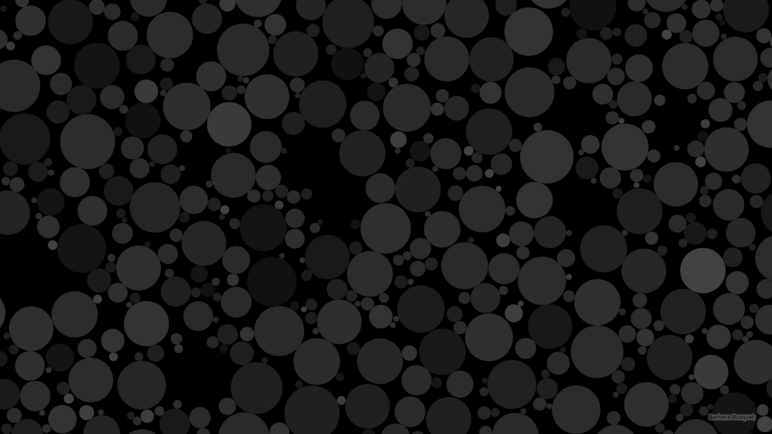 2560x1440 Black wallpaper with dots.