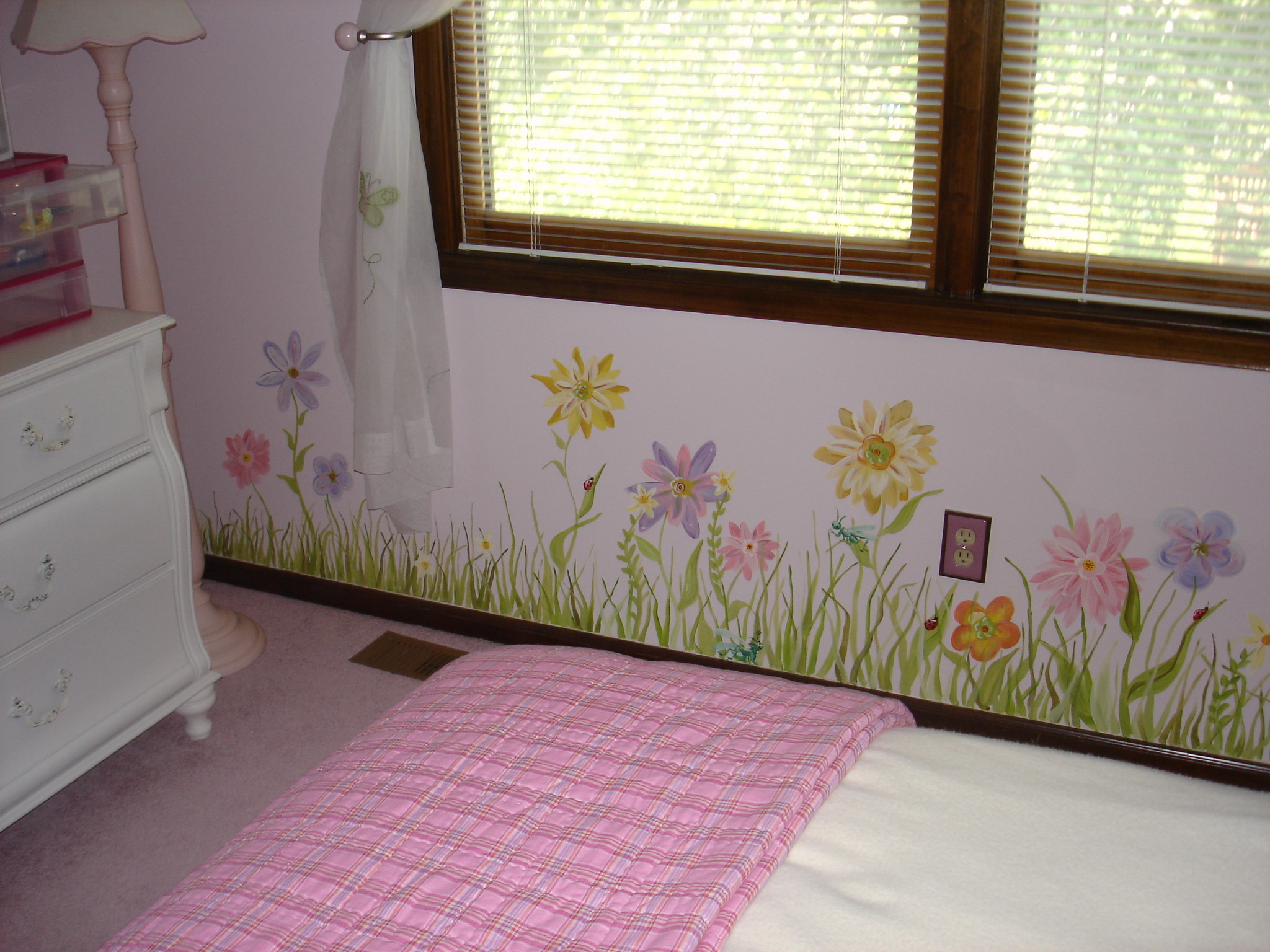 2048x1536 Murals+for+Girls+Rooms | Flower Mural For Girls Room 160 Flower Mural