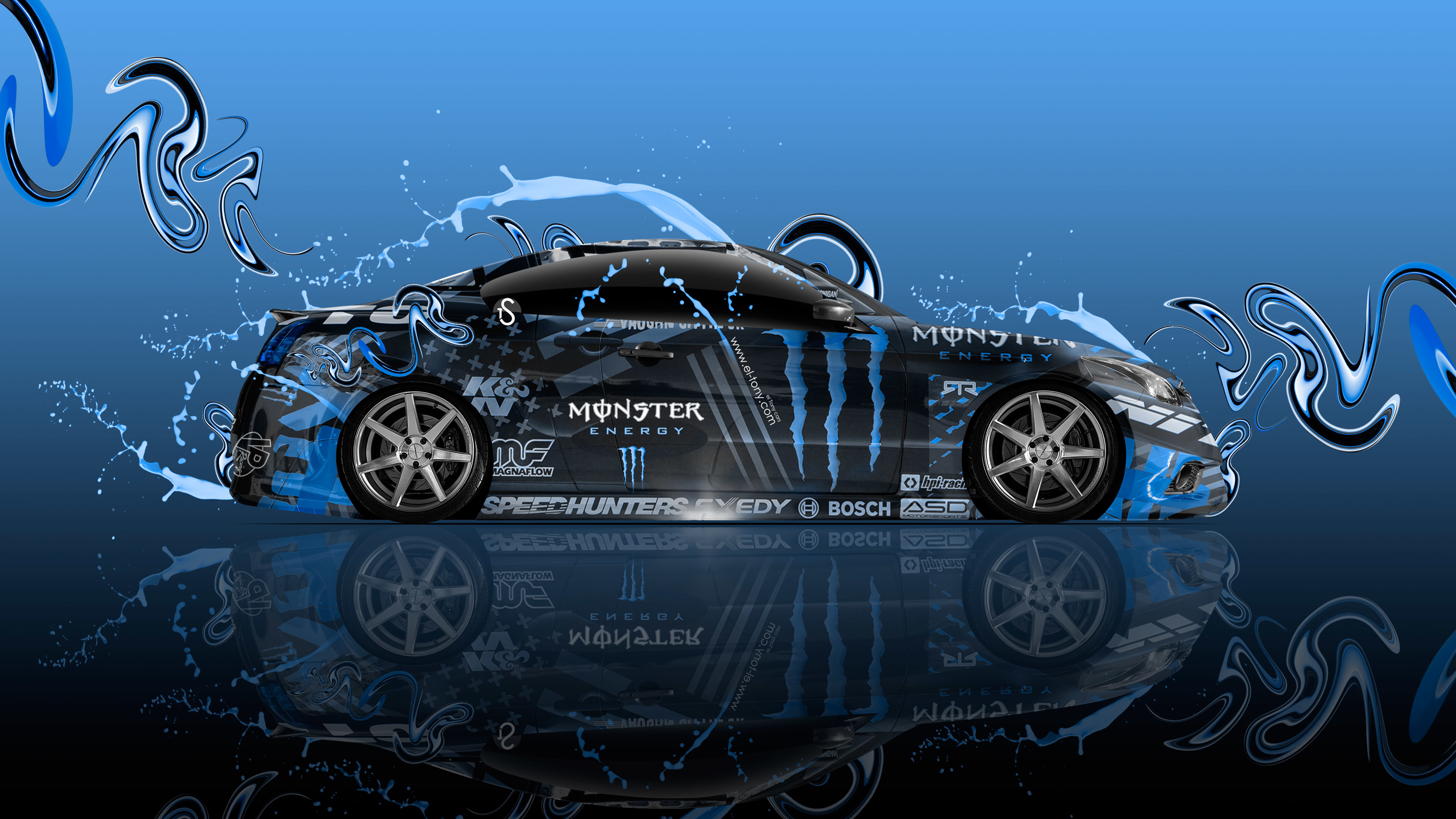 3840x2160 ... Monster-Energy-Infiniti-G37-Side-Super-Plastic-Car- ...