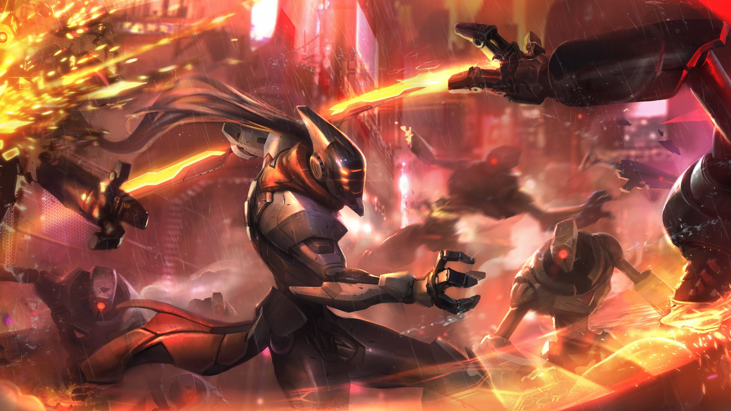 2560x1440 Download PROJECT Fiora Wallpaper Skin Art Fighting 1920x1080 | Places to  Visit | Pinterest | Skin art, Cosplay and Anime