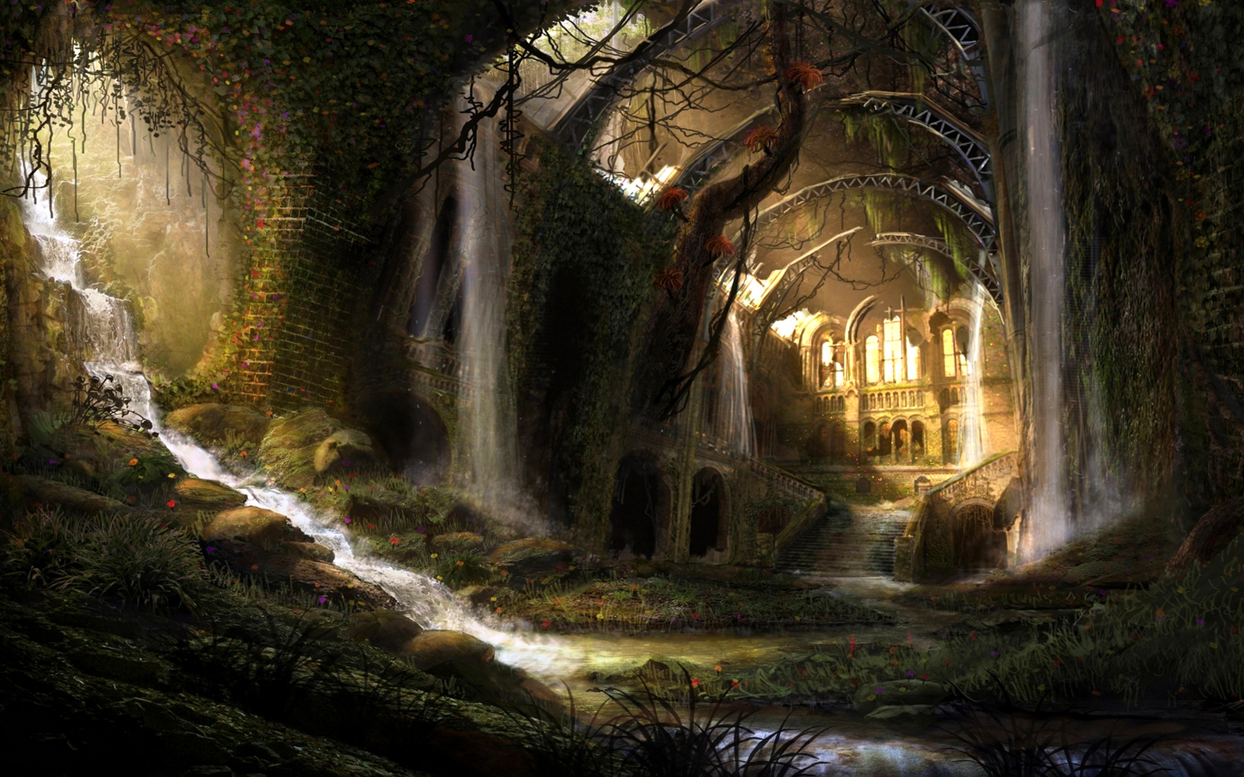 2560x1600 free fantasy landscape wallpaper high resolution a long wallpapers