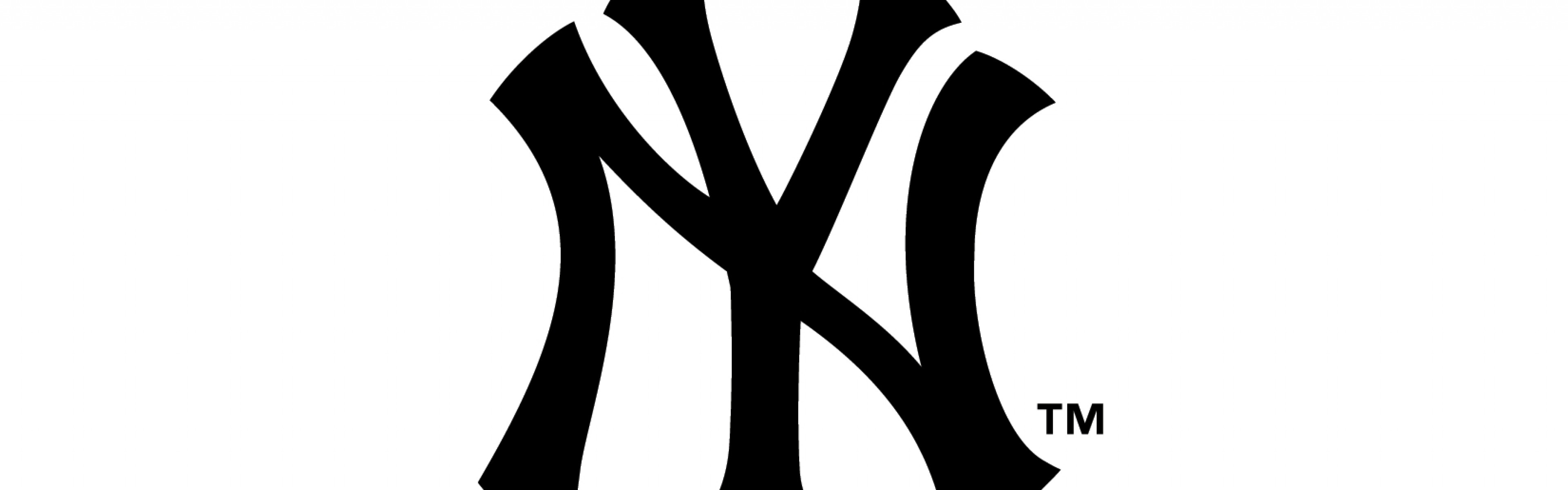 3840x1200  Wallpaper new york yankees, logo, famous brand
