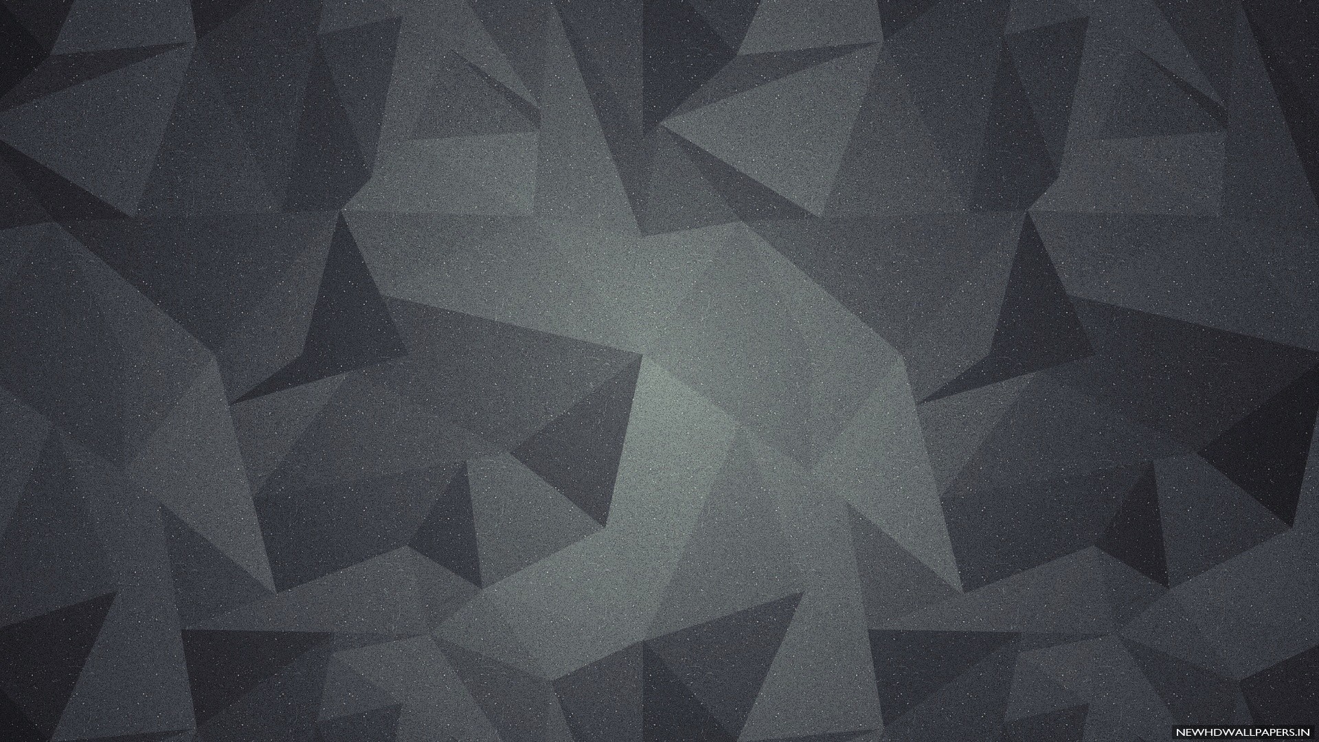 1920x1080 3D geometric abstract shapes dark background .