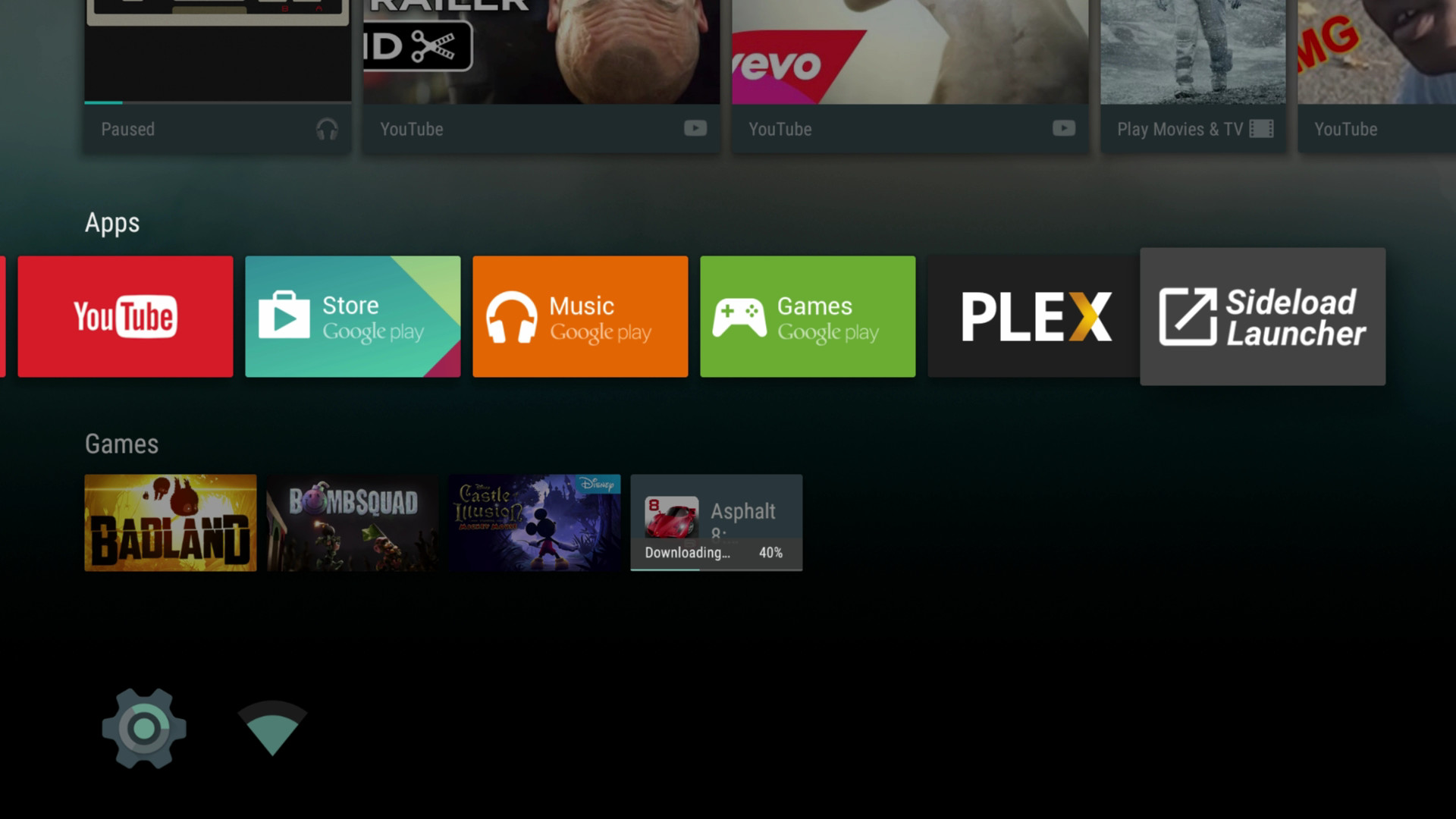 1920x1080 Android TV apps list