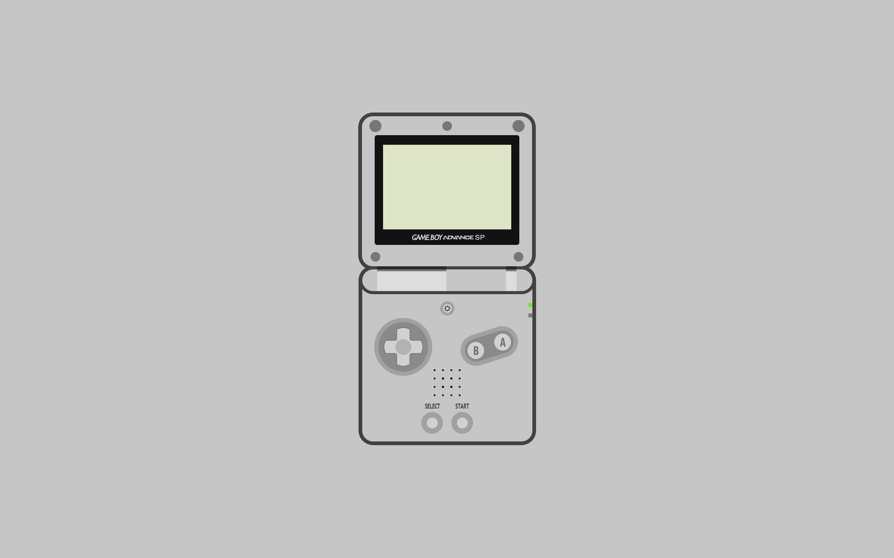 2880x1800 Nintendo Game Boy Advance SP wallpaper - grey. Download full-size - grey.