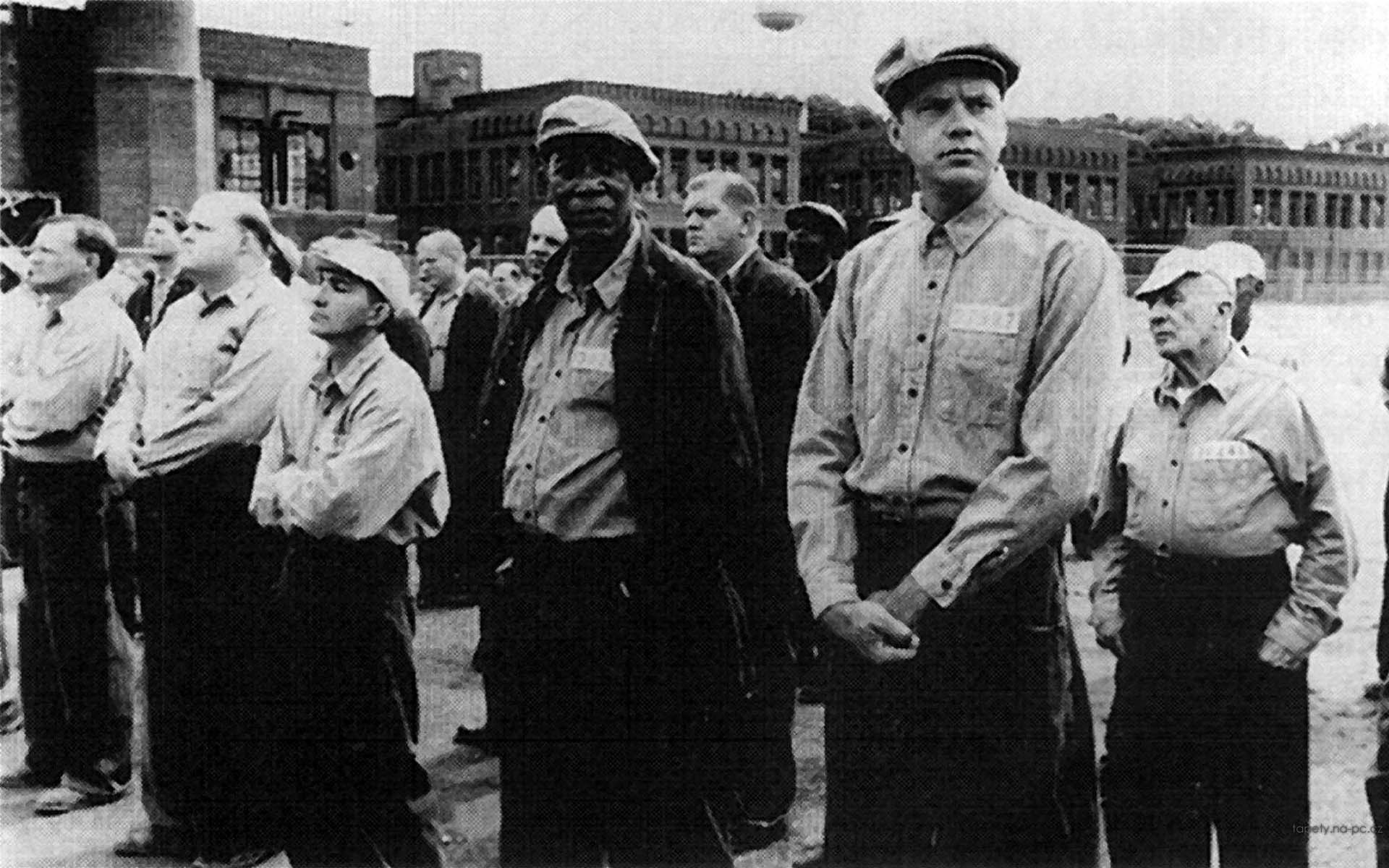 1920x1200 Movie - The Shawshank Redemption Morgan Freeman Ellis Boyd 'Red' Redding  Tim Robbins Andy
