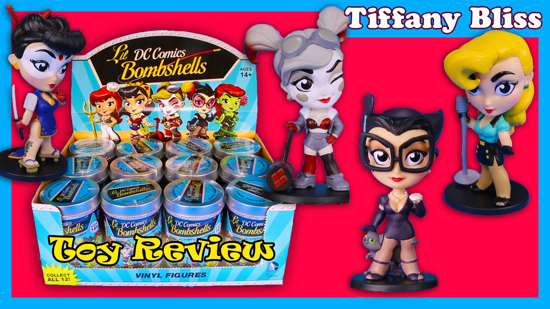 1920x1080 DC Comics Lil Bombshells Vinyl Figures Full Case Opening Toy Review -  YouTube