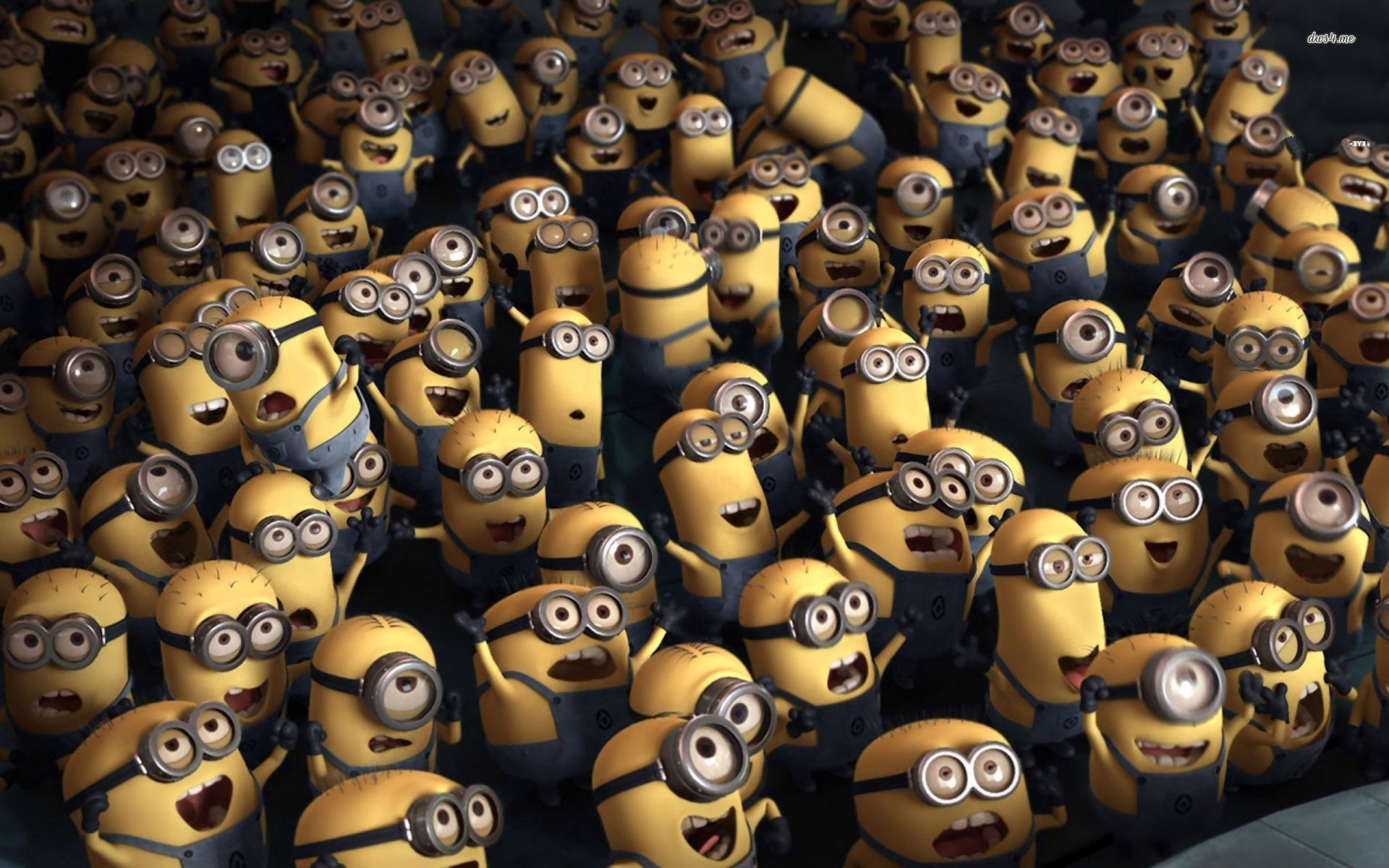 1920x1200 Crowd of Minions - Despicable me 2