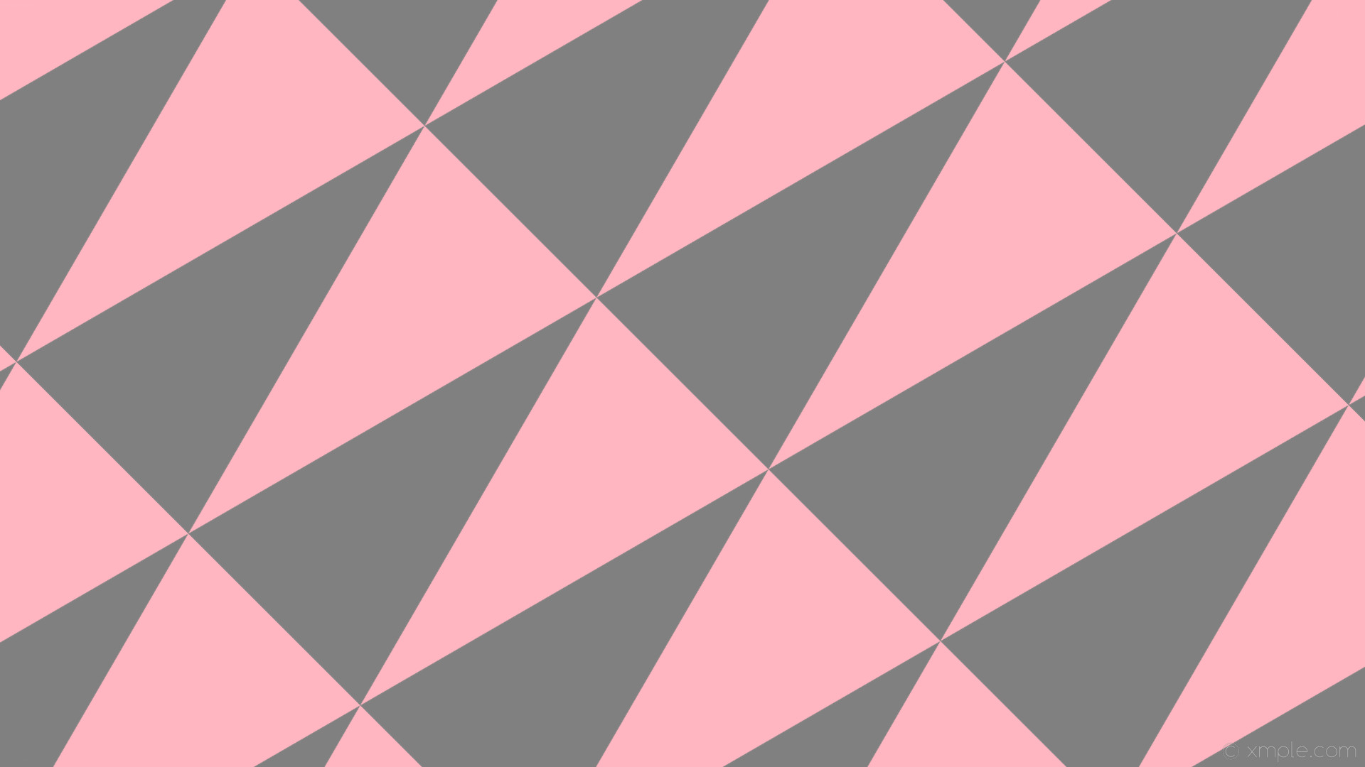 1920x1080 wallpaper pink triangle grey light pink gray #ffb6c1 #808080 315Â° 342px  1282px