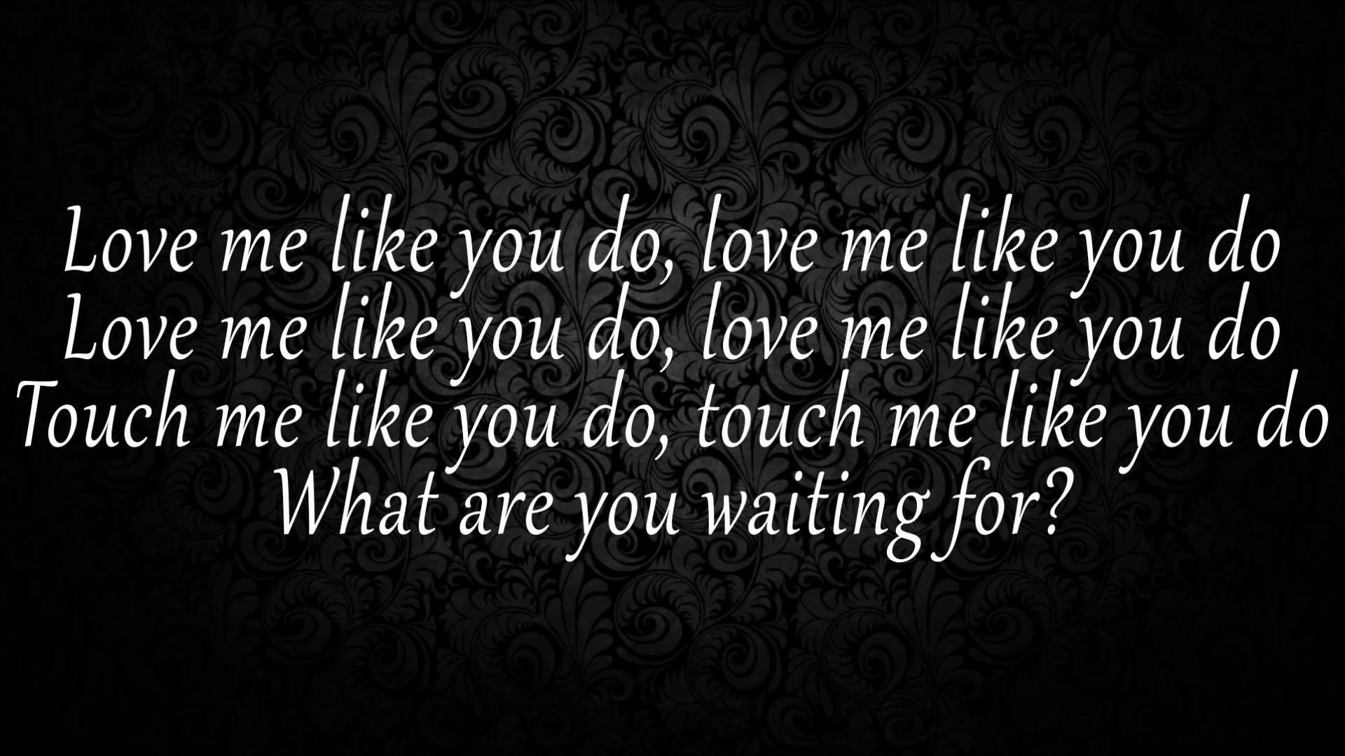 1920x1080 Ellie Goulding - Love Me Like You Do (Lyrics/Testo) HD