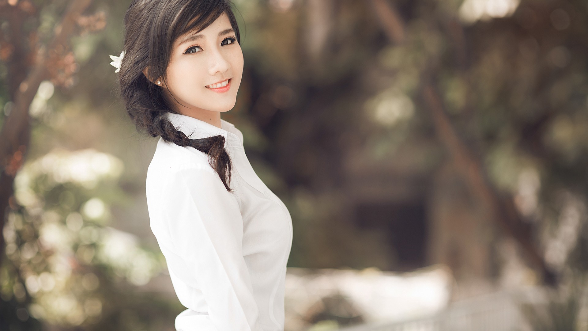 1920x1080 Asian Cute Girl HD Desktop Wallpaper 20668