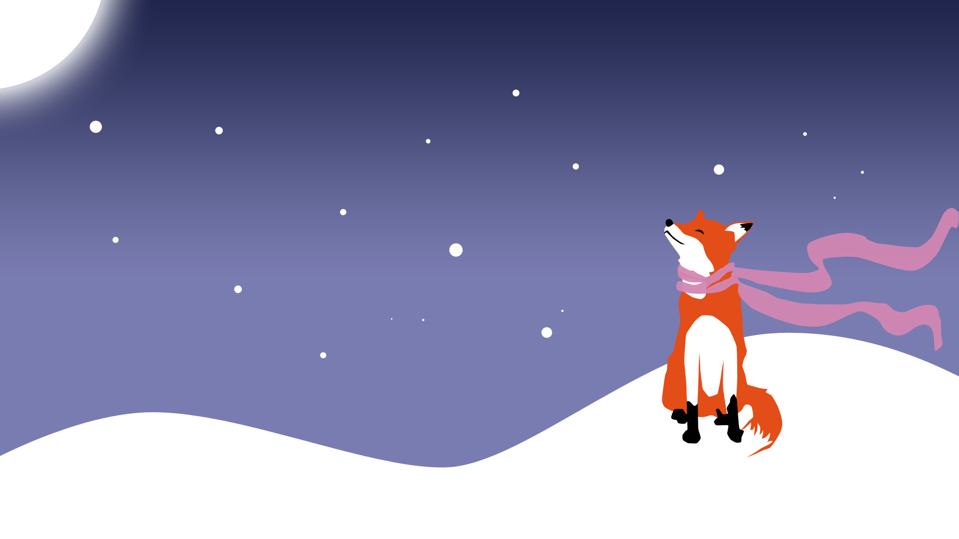 1920x1080 There was a drawing of a cute fox my Panera cup. Made this wallpaper based  on it.