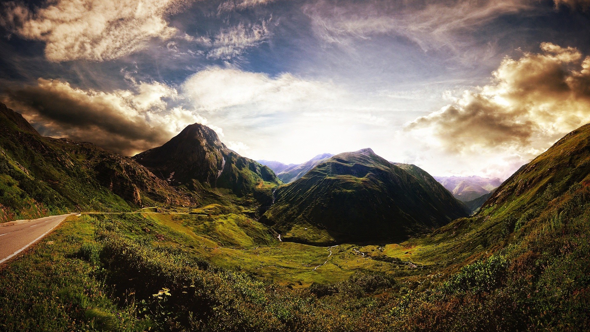 1920x1080 Landscape Background Mountain HD Desktop