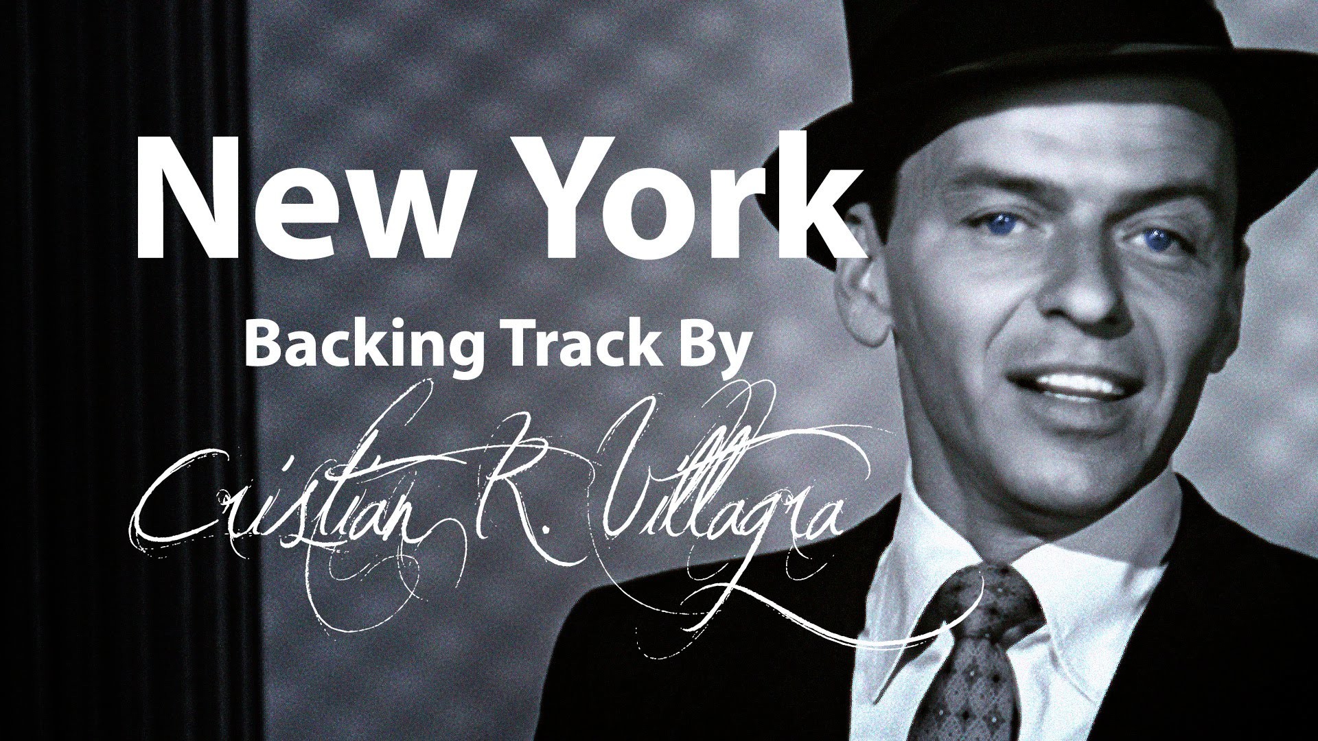 1920x1080 Frank Sinatra - New York - Backing Track - Karaoke - Cover