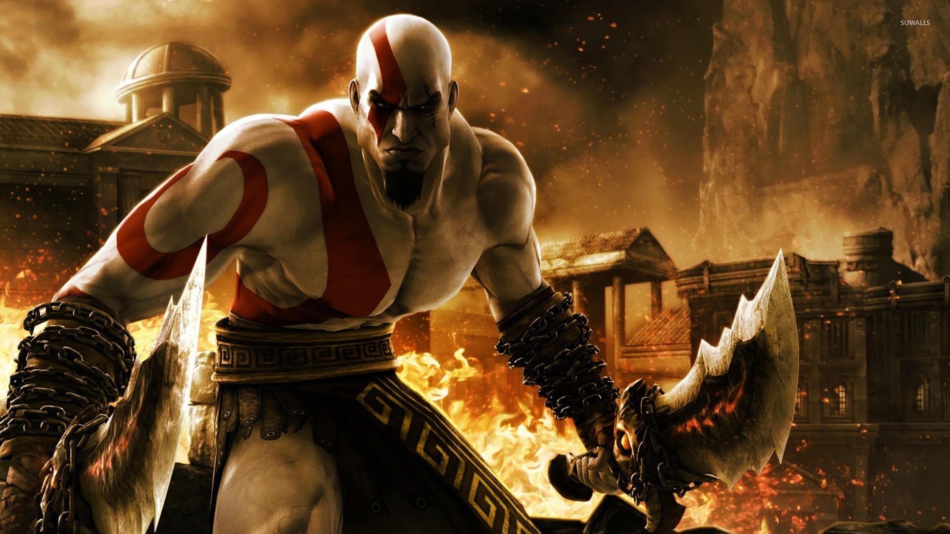 1920x1080 Kratos - God of War 3 wallpaper