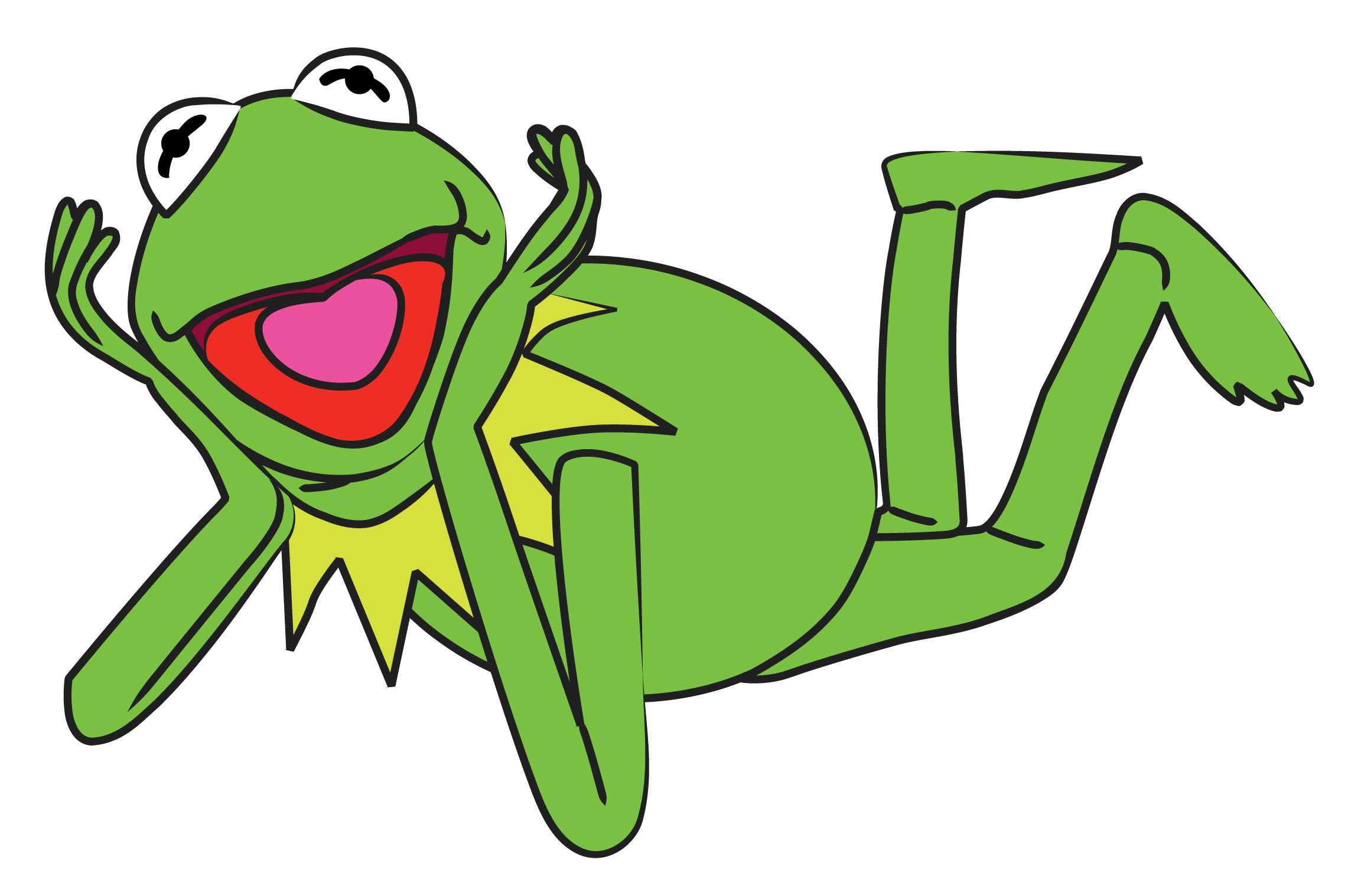 2304x1518 Cartoon Frog Clipart