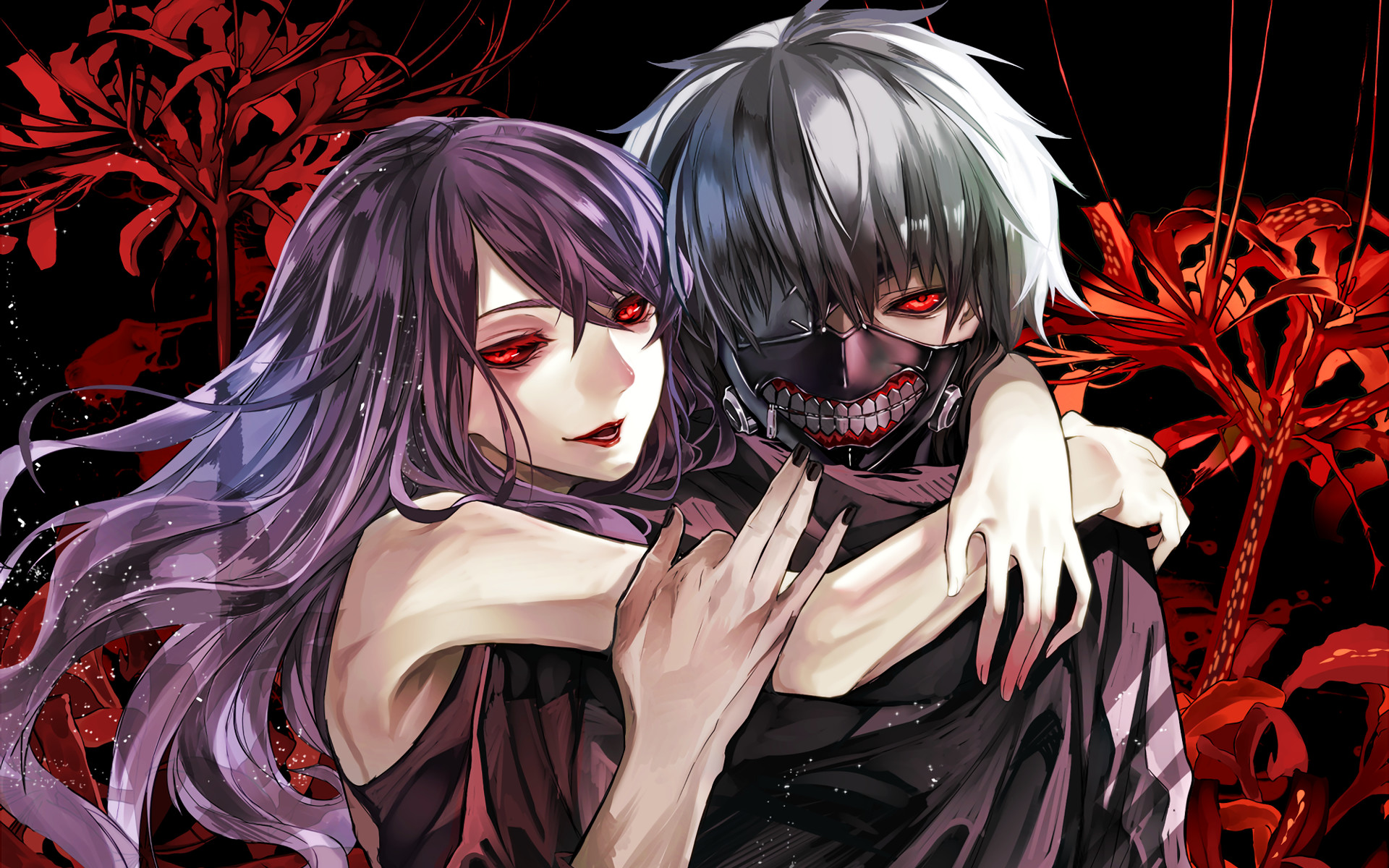 1920x1200 Tokyo Ghoul Full Hd Wallpaper And Background Rize Kaneki Of Iphone Pics