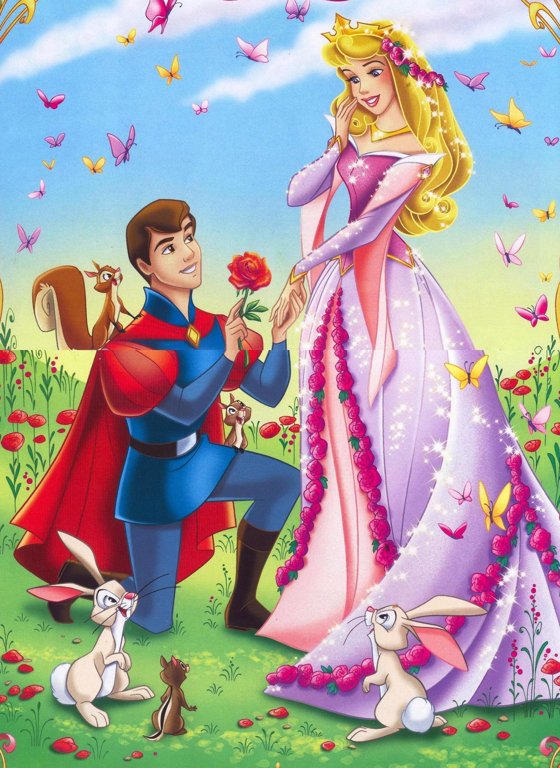 1805x2477 Princess Aurora and Prince Philip