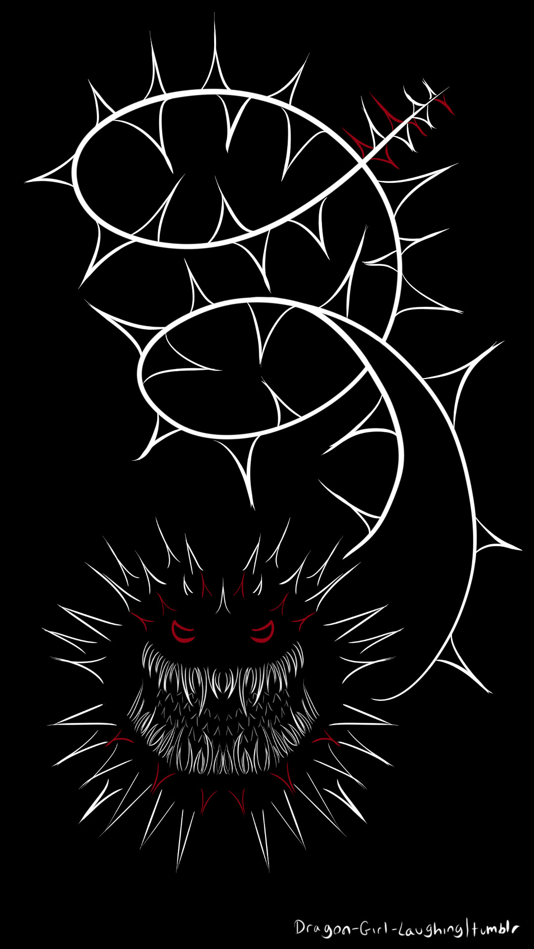 1080x1920 ... Screaming Death phone wallpaper by dragon-girl-laughing