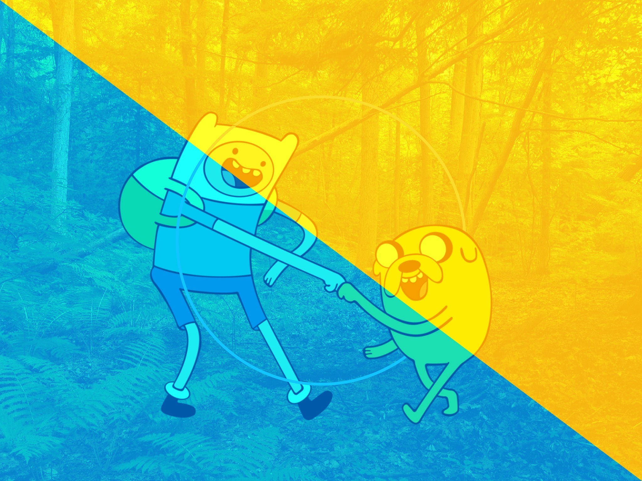 2048x1536 jake the dog finn the human adventure time landscape forest wallpaper and  background