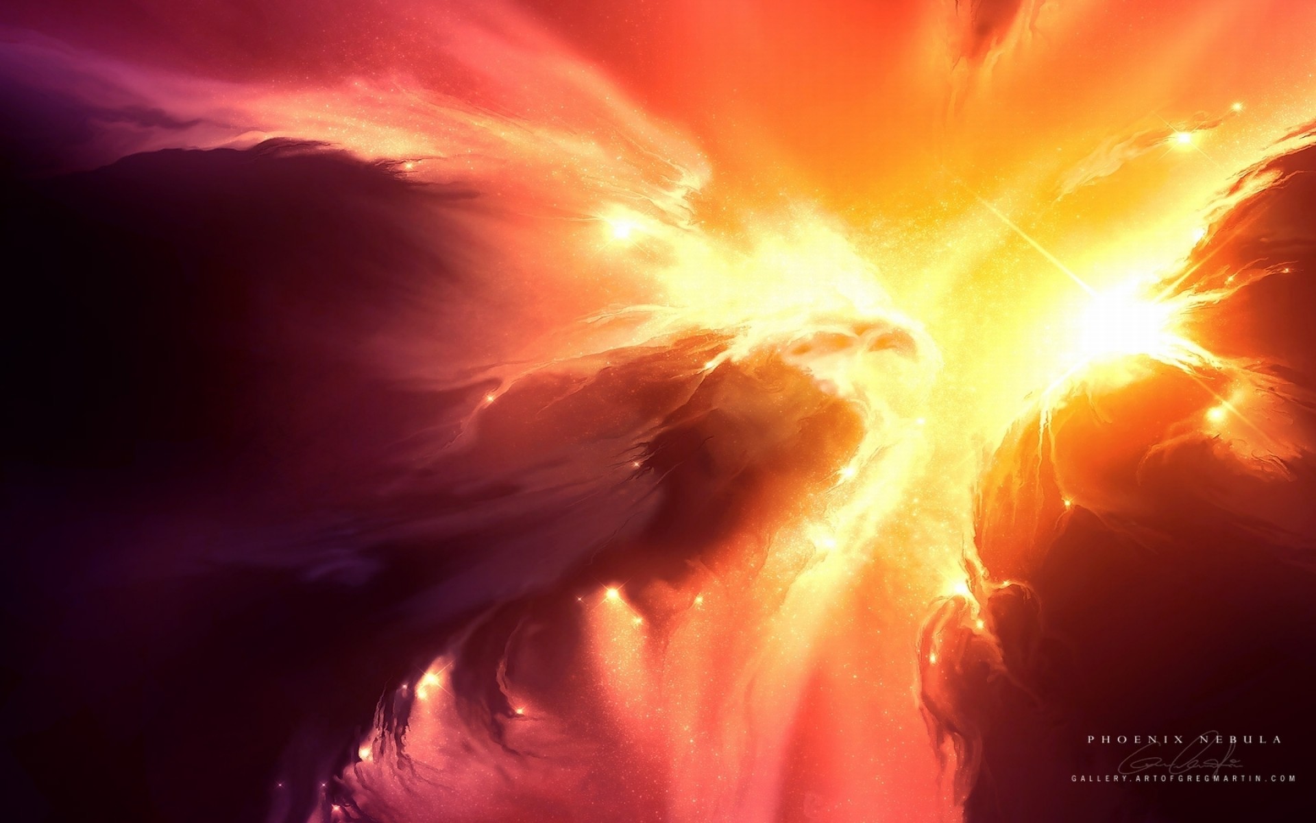 1920x1200 Abstract Phoenix Outer Space wallpapers and stock photos