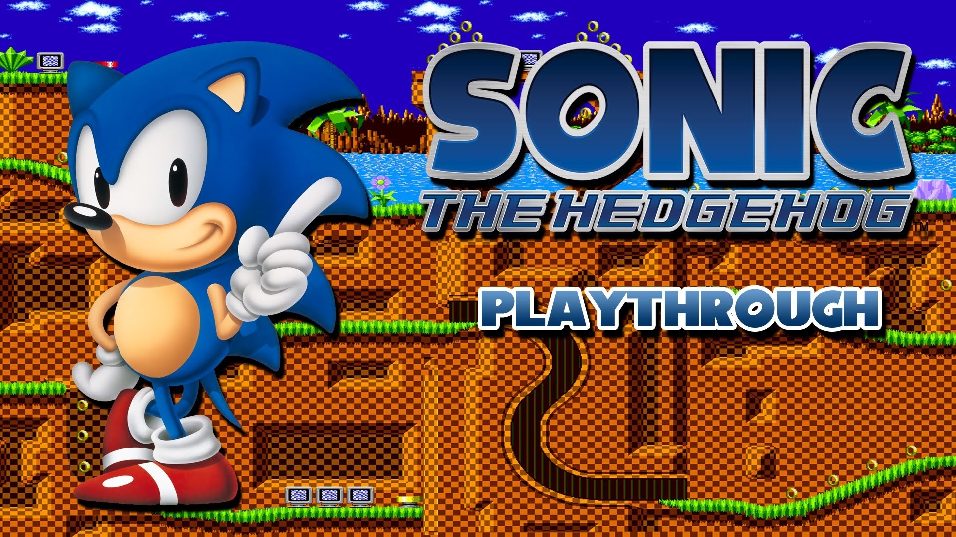1920x1080 Sonic the Hedgehog - Full Playthrough || Sega Mega Drive || HD