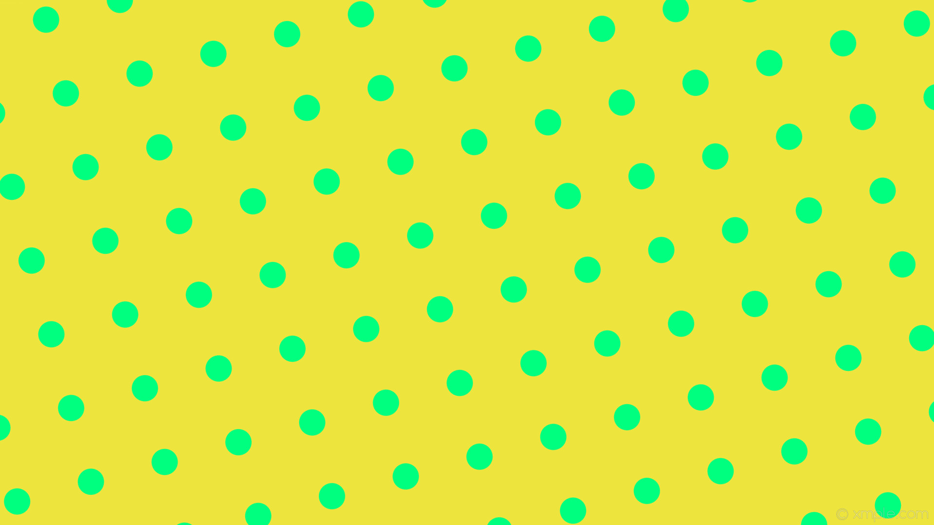 1920x1080 wallpaper yellow green spots polka dots spring green #ede53e #00ff7f 285Â°  54px 157px