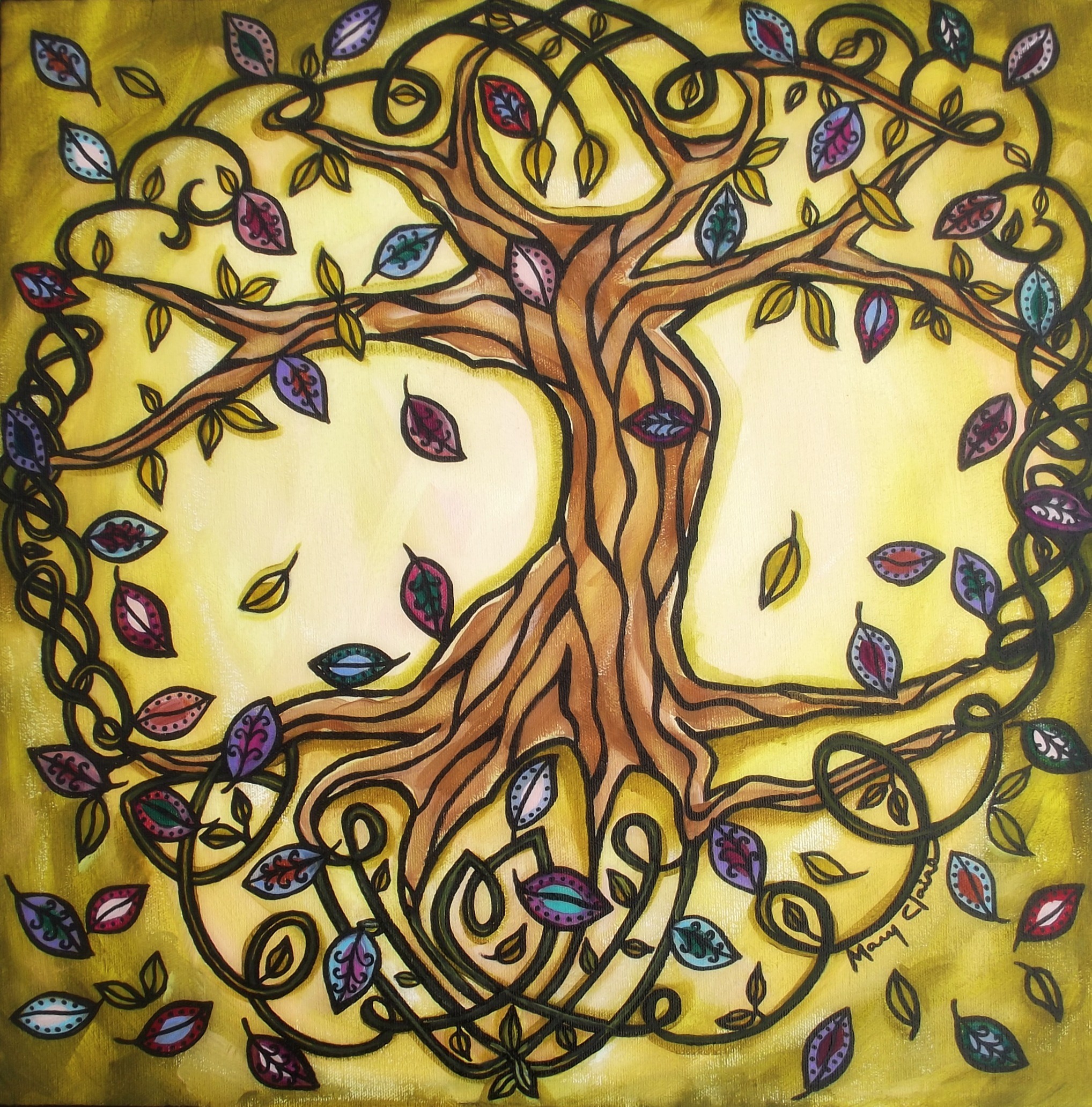 2036x2065 Celtic Tree of Life Wallpaper - WallpaperSafari