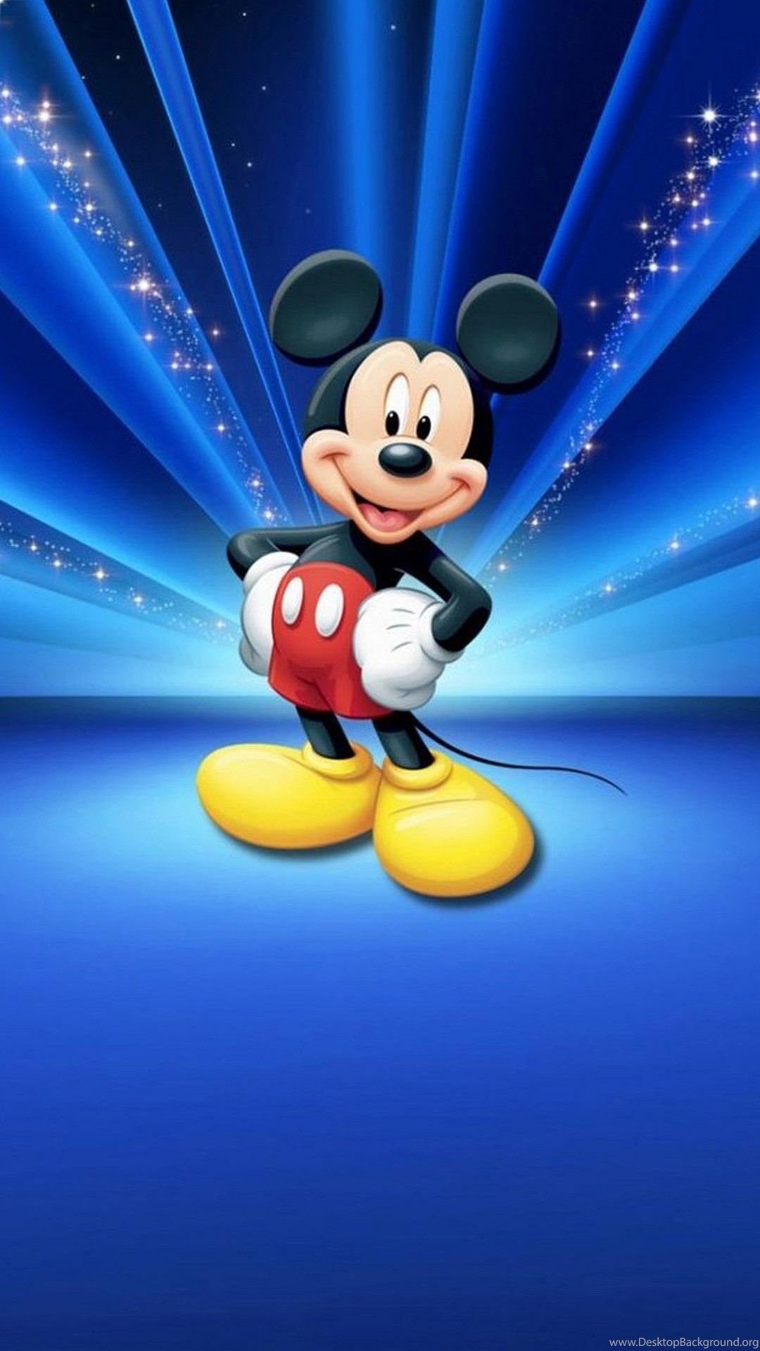 1080x1920 Samsung Galaxy A8 Wallpapers: Blue Mickey Mouse Android Wallpapers Desktop  Background