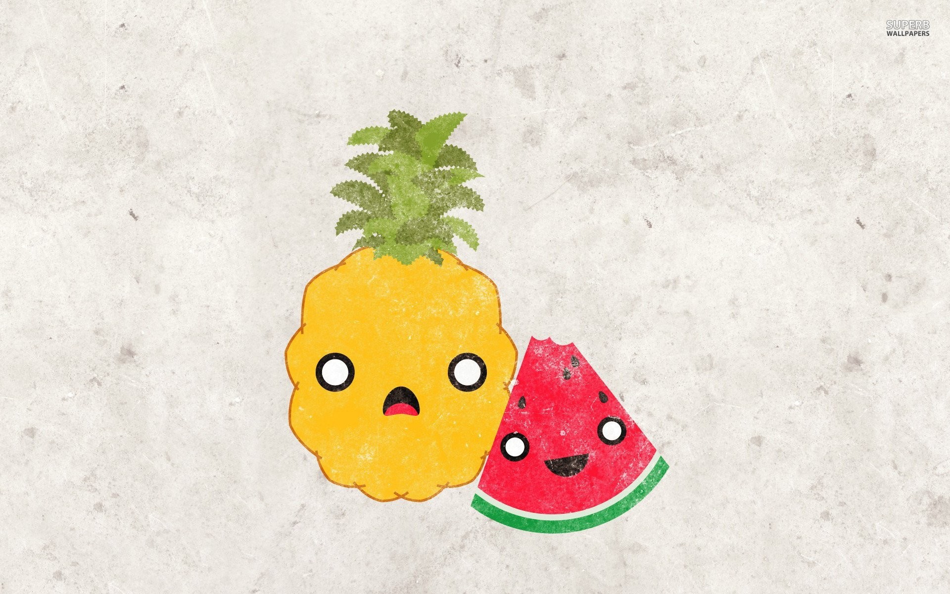 1920x1200 pineapple and watermelon