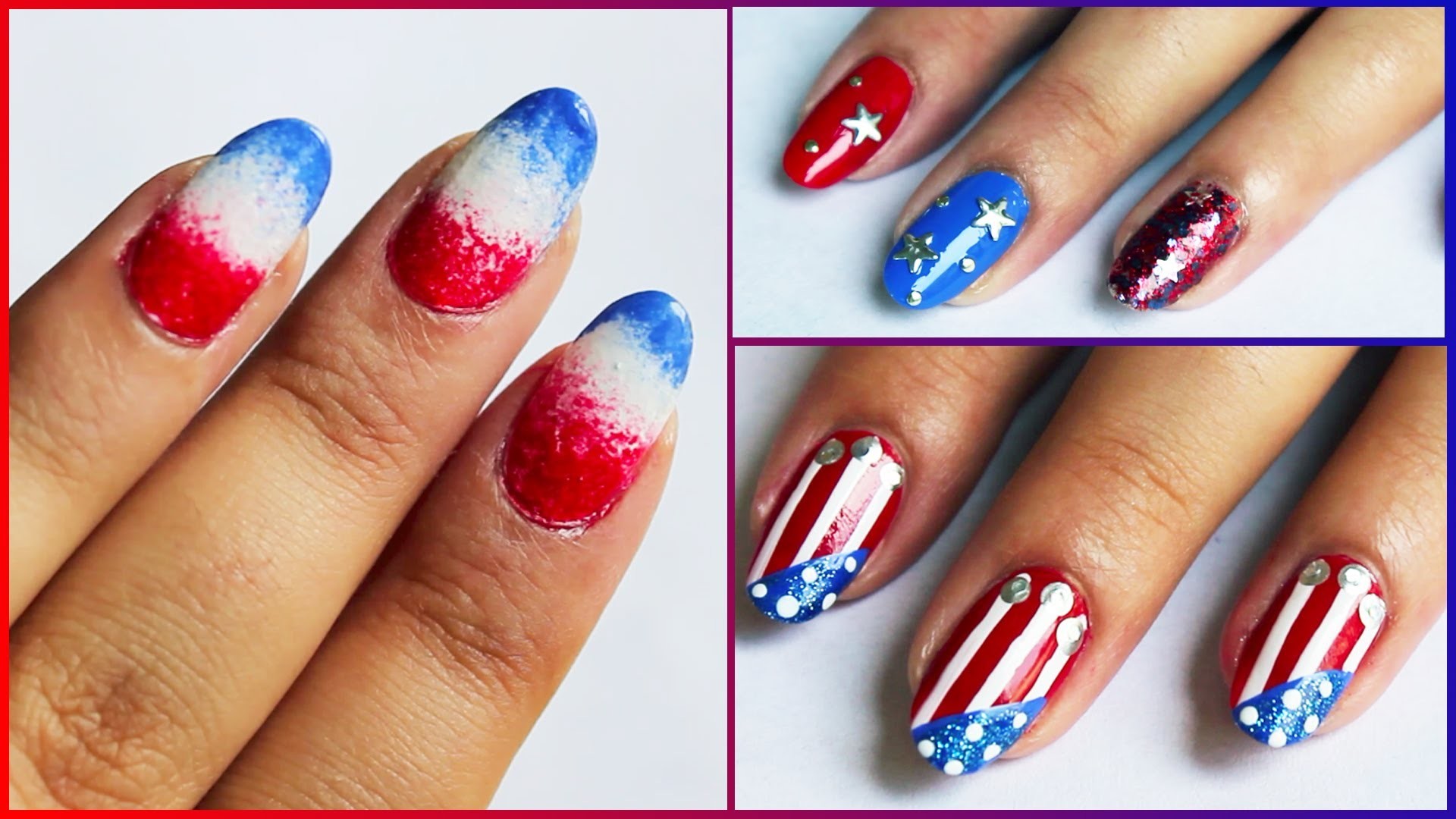 1920x1080 Easy 4th Of July Nail Designs