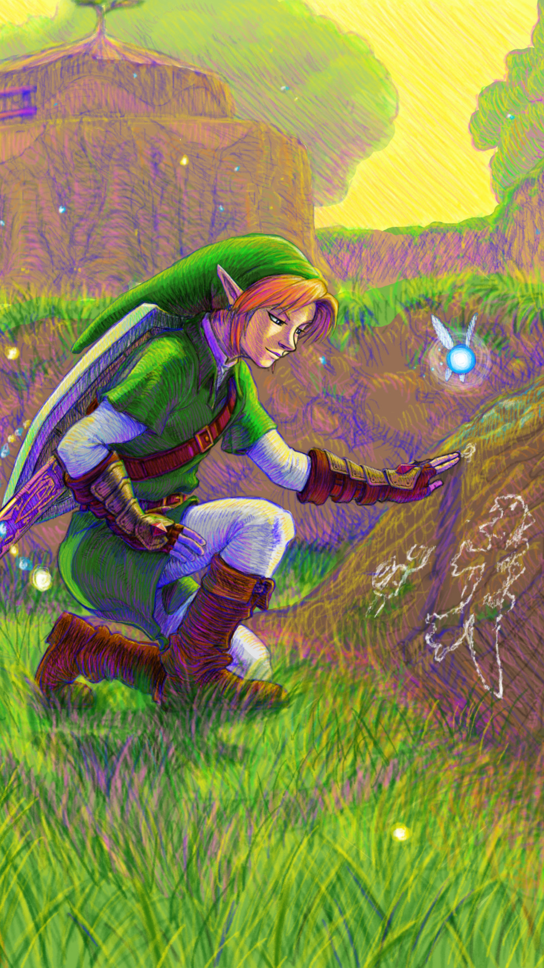 1080x1920 The Legend Of Zelda Ocarina Of Time Computer Wallpapers Desktop