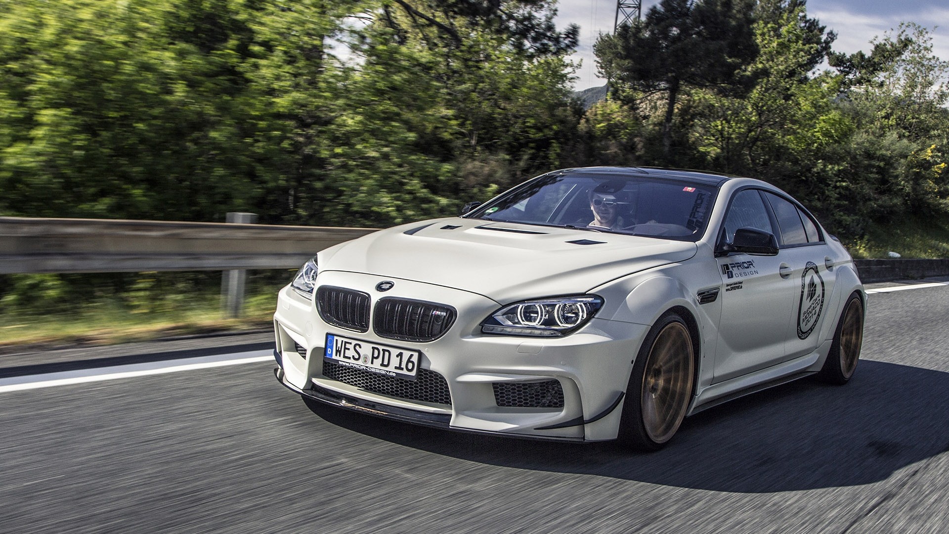 1920x1080 Preview wallpaper bmw, m6, gran coupe, prior-design, tuning 
