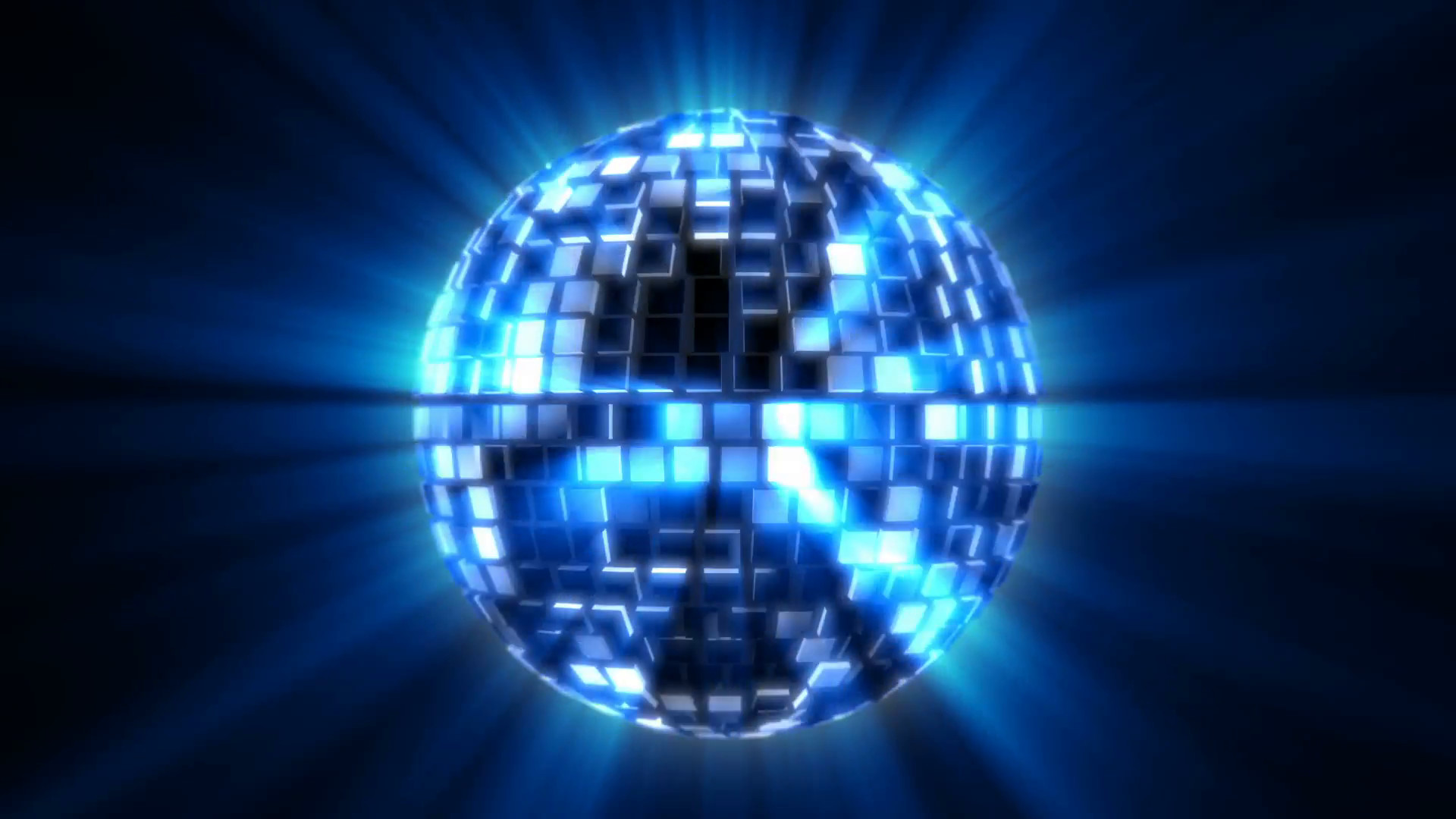 1920x1080 Spinning disco ball with blue shinny streaks of light Motion Background -  VideoBlocks