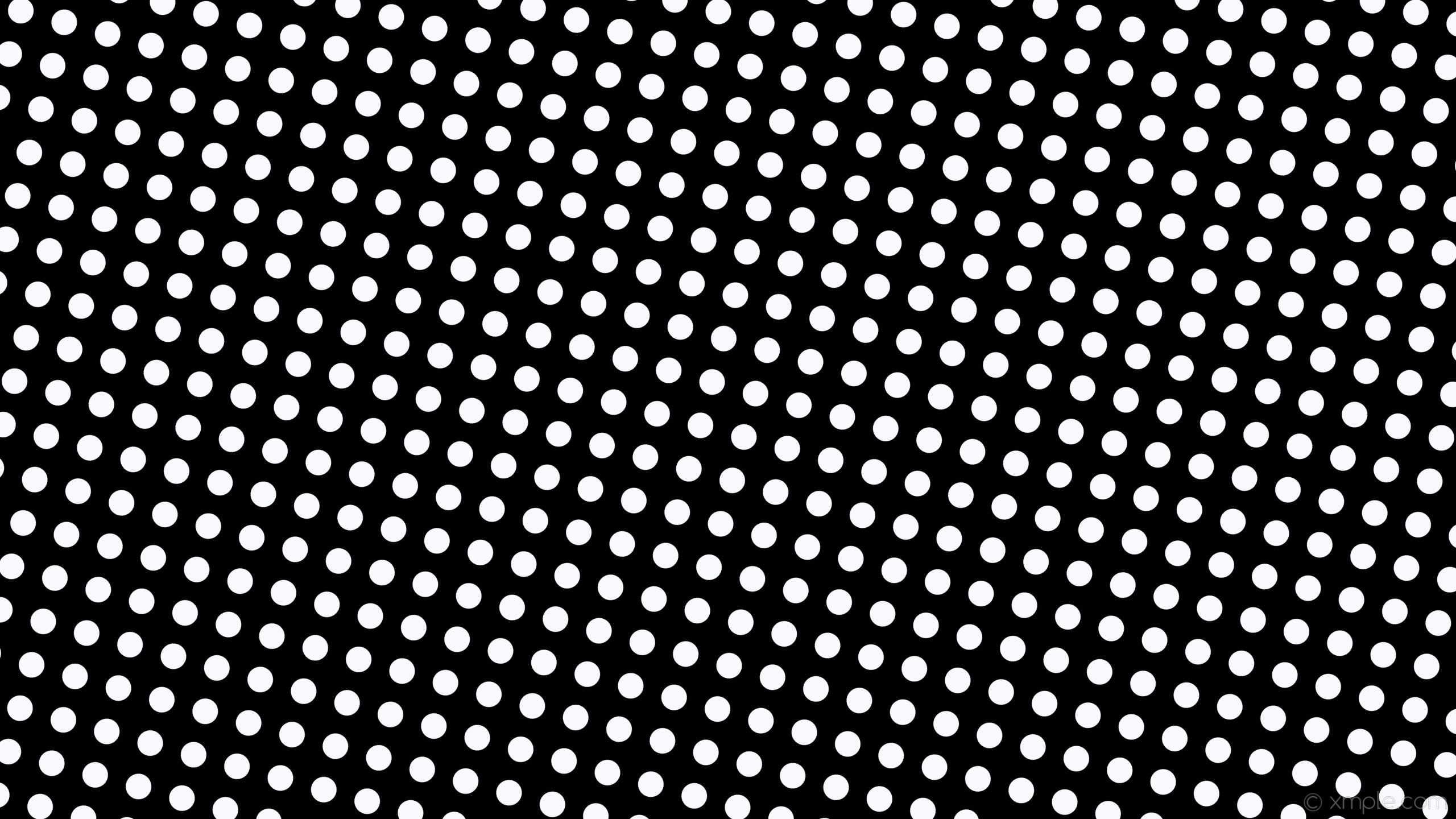2560x1440 wallpaper white black spots polka dots ghost white #000000 #f8f8ff 345Â°  45px 79px